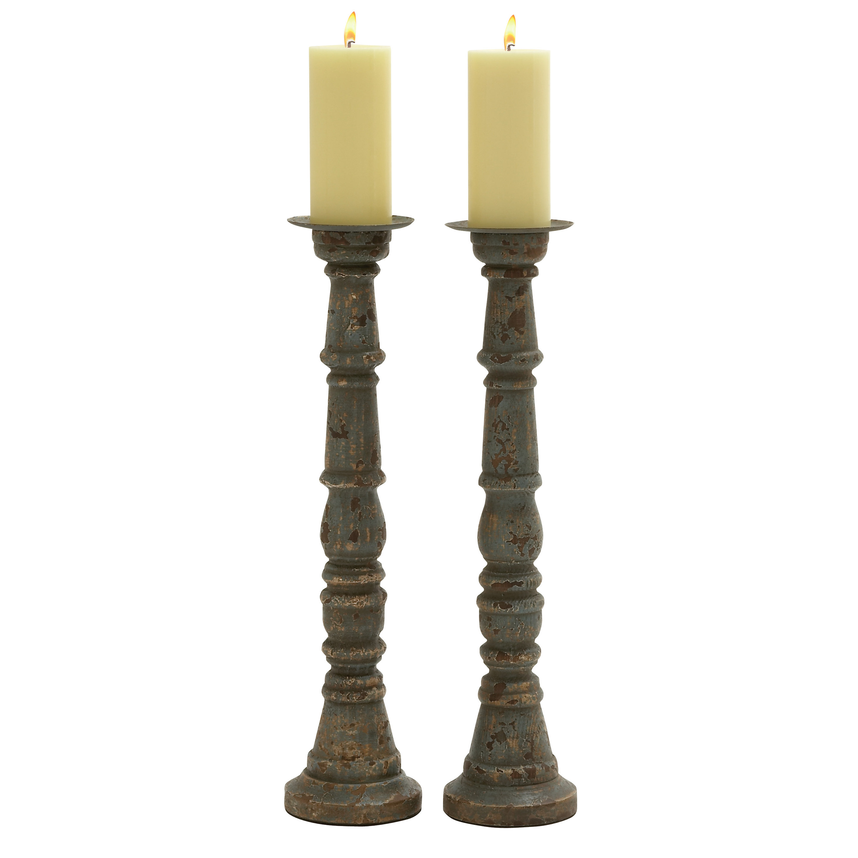 Wood Metal Candle Holder Wayfair
