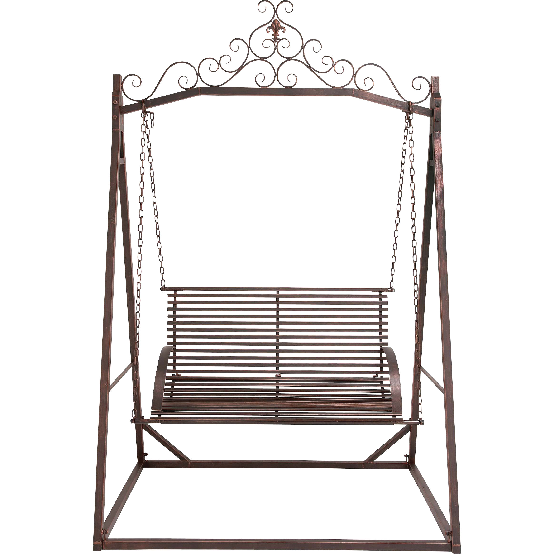 The Cool Metal Garden Porch Swing Wayfair