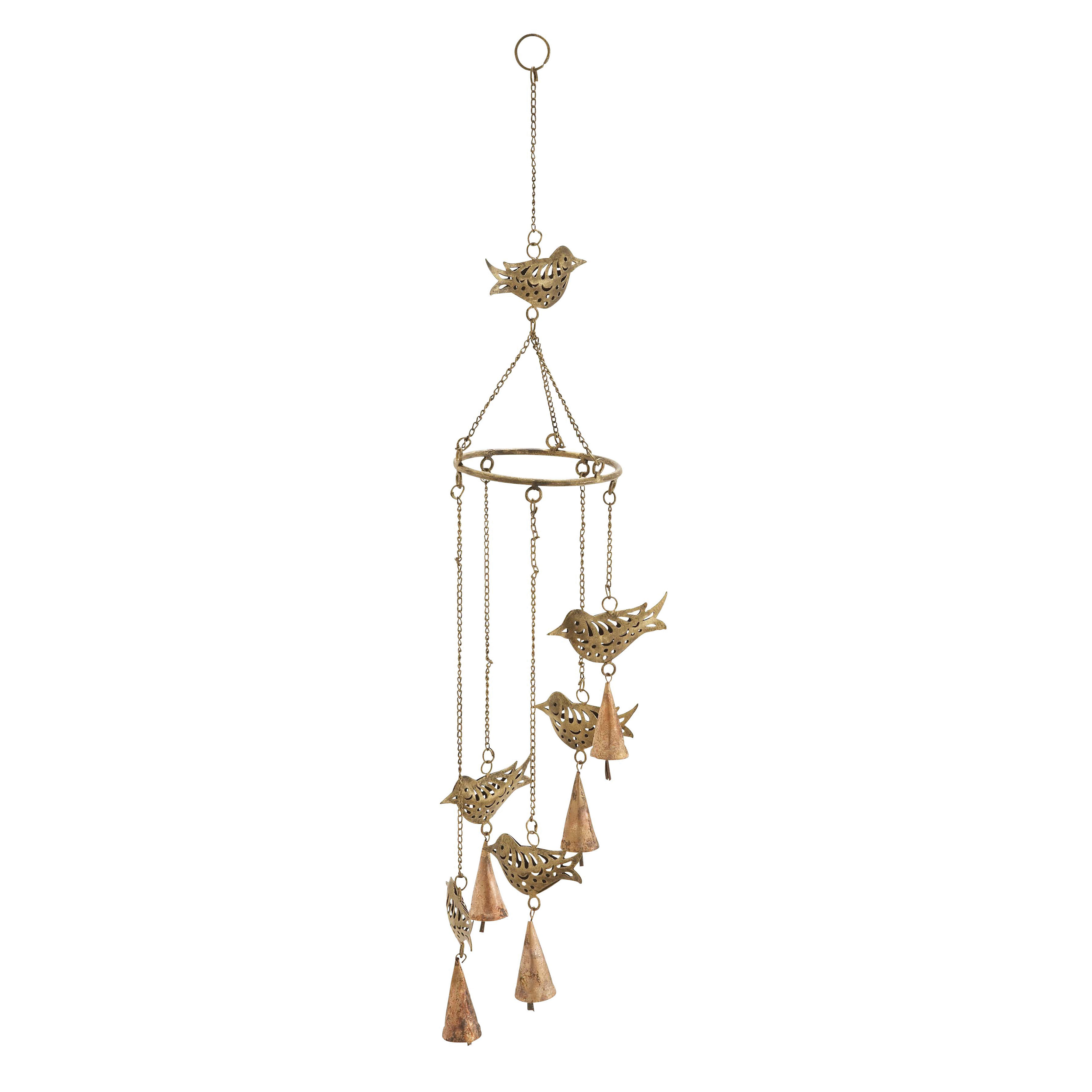 Woodland Imports Bird Wind Chime & Reviews Wayfair