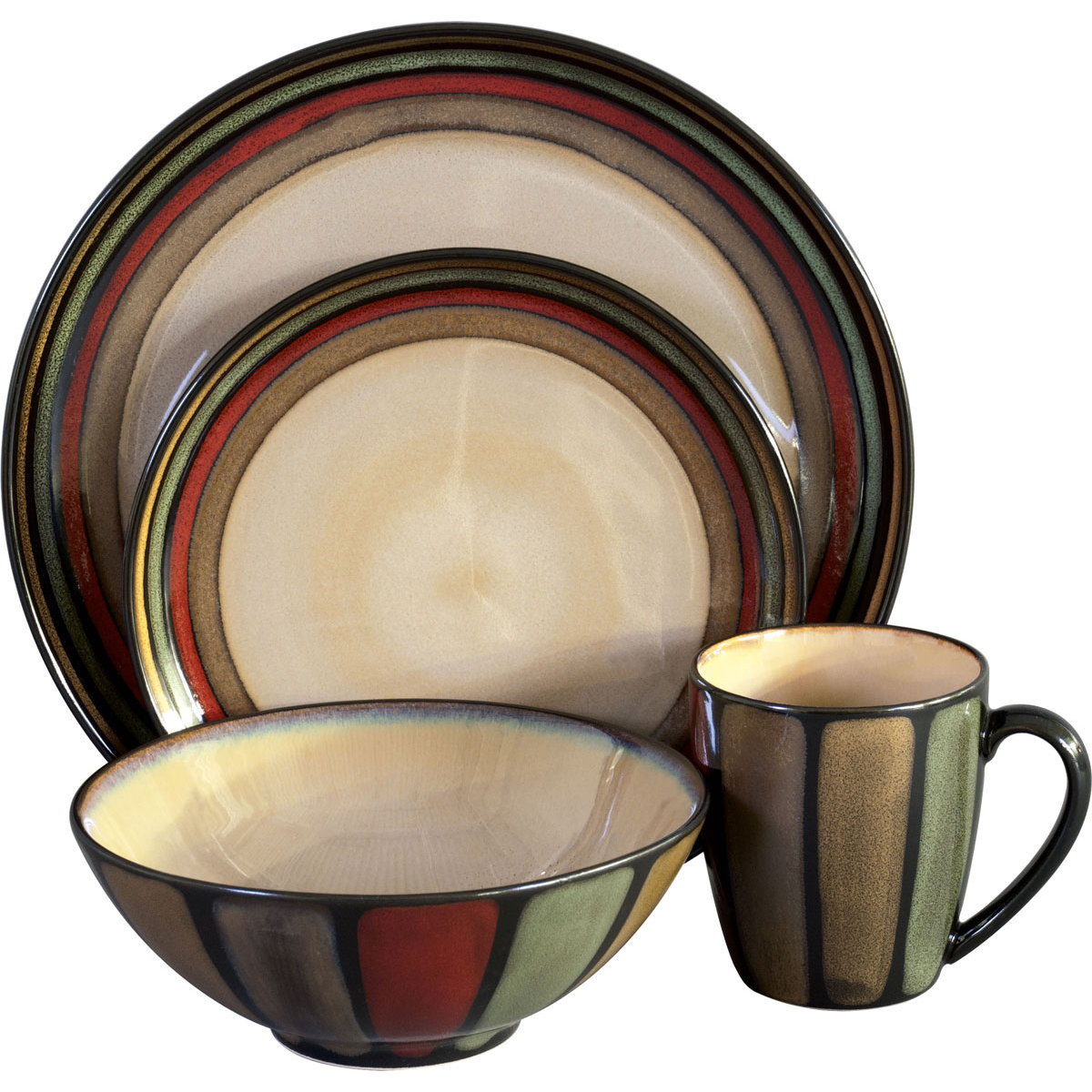 Sango Flair 16 Piece Dinnerware Set & Reviews Wayfair