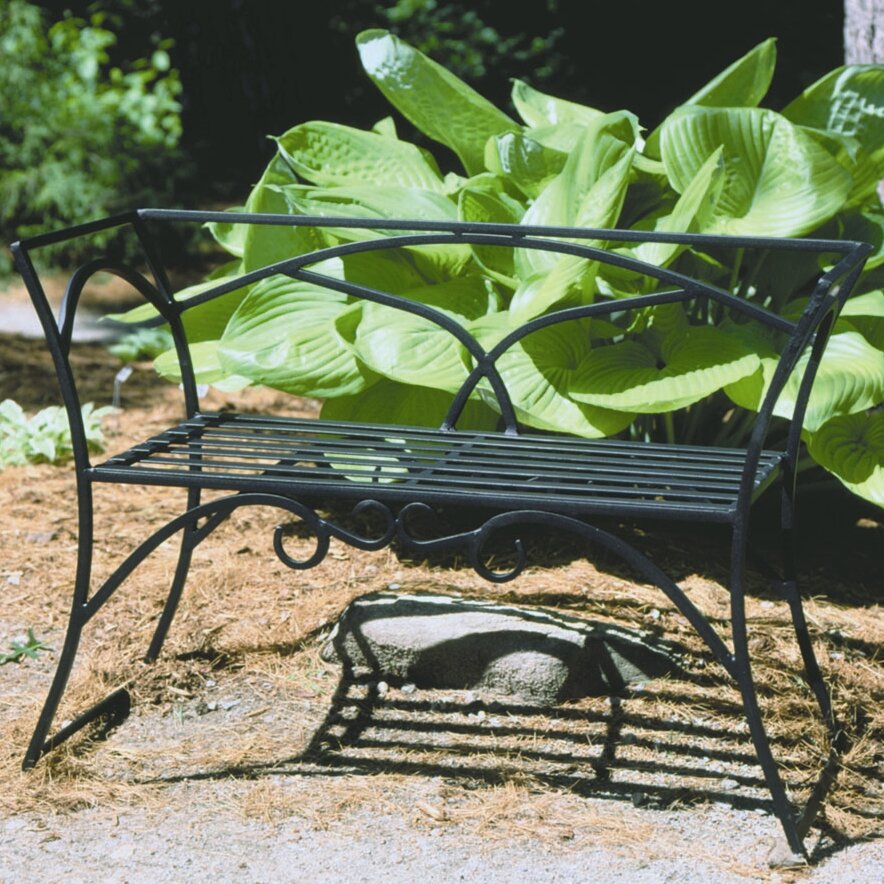 Arbor Wrought Iron Garden Bench