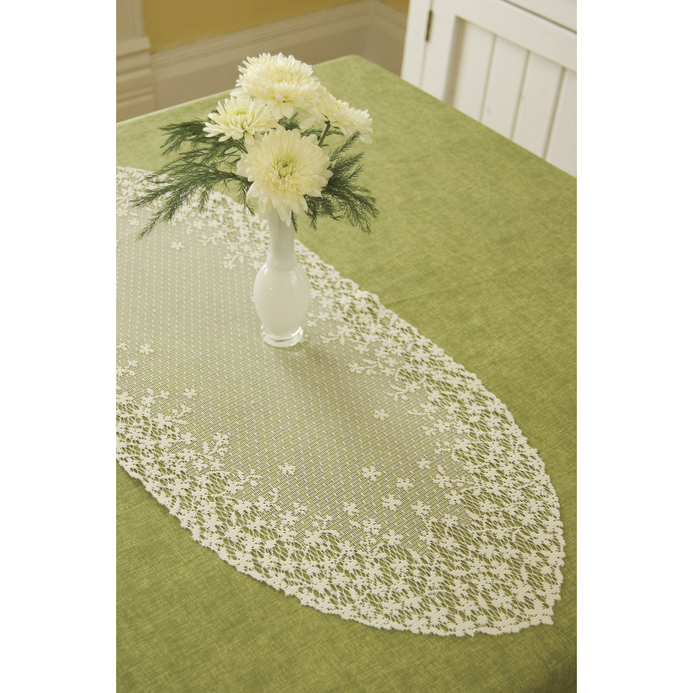 Heritage Lace Blossom Table Runner & Reviews Wayfair