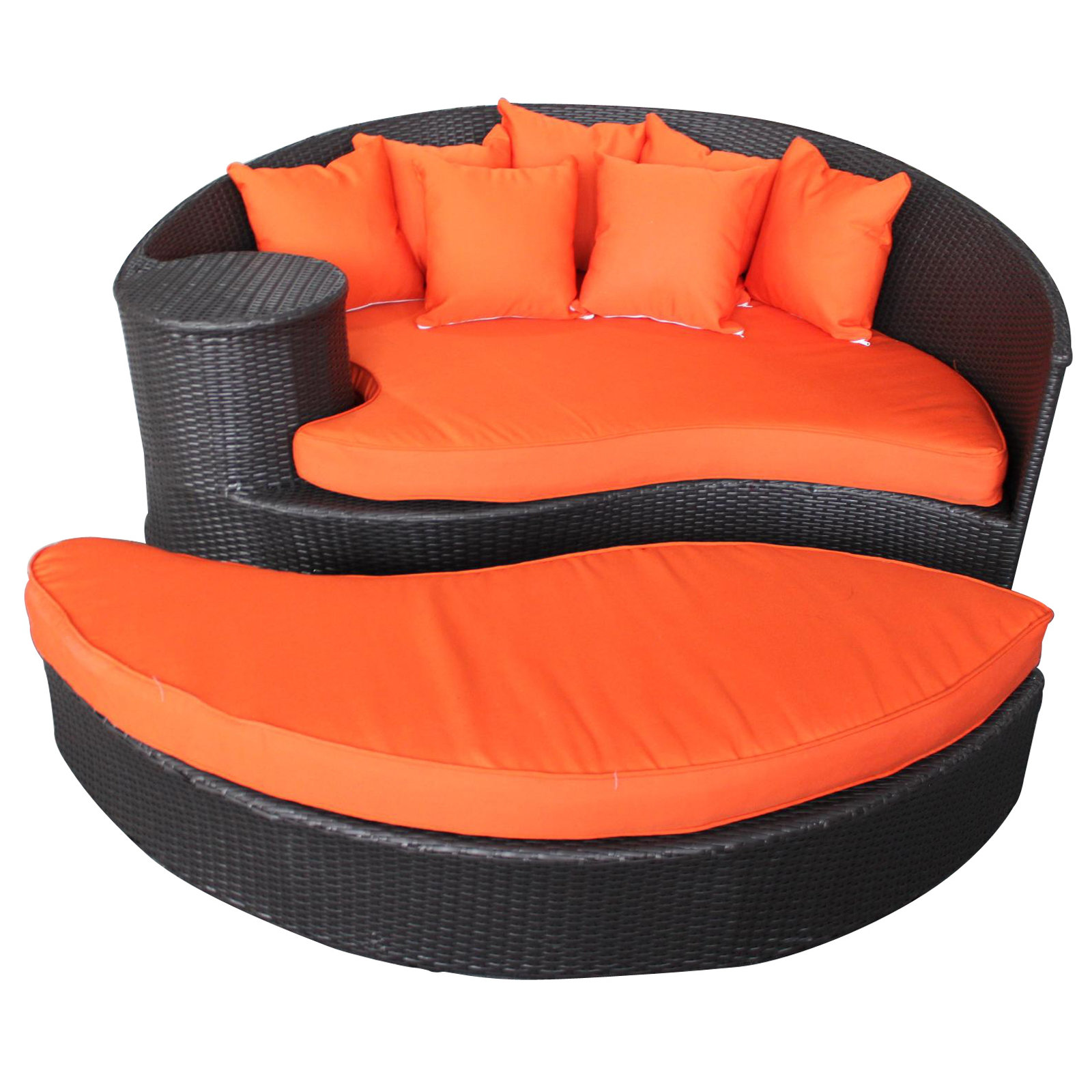 Modway Taiji Outdoor Daybed with Ottoman & Cushion & Reviews Wayfair