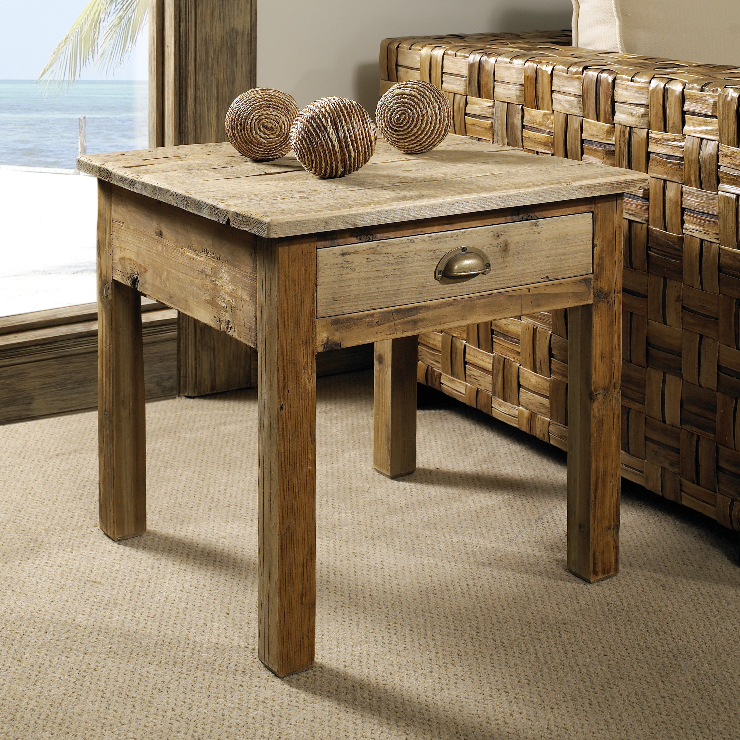 Padmas Plantation Salvaged End Table Reviews Wayfair