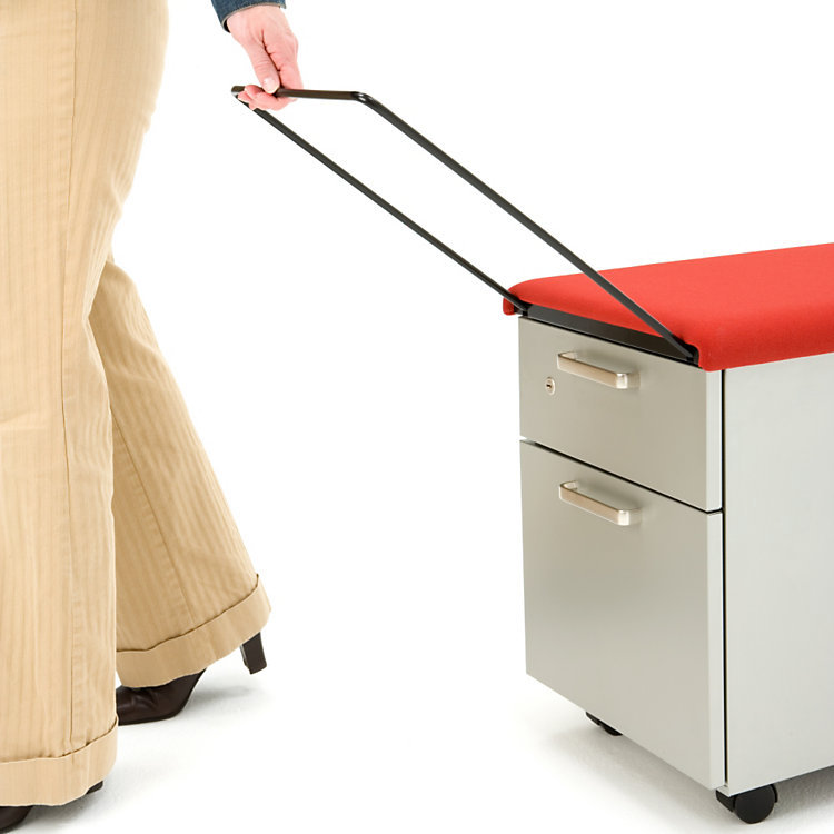 Steelcase Turnstone Mobile Pedestal with Cushion & Reviews Wayfair