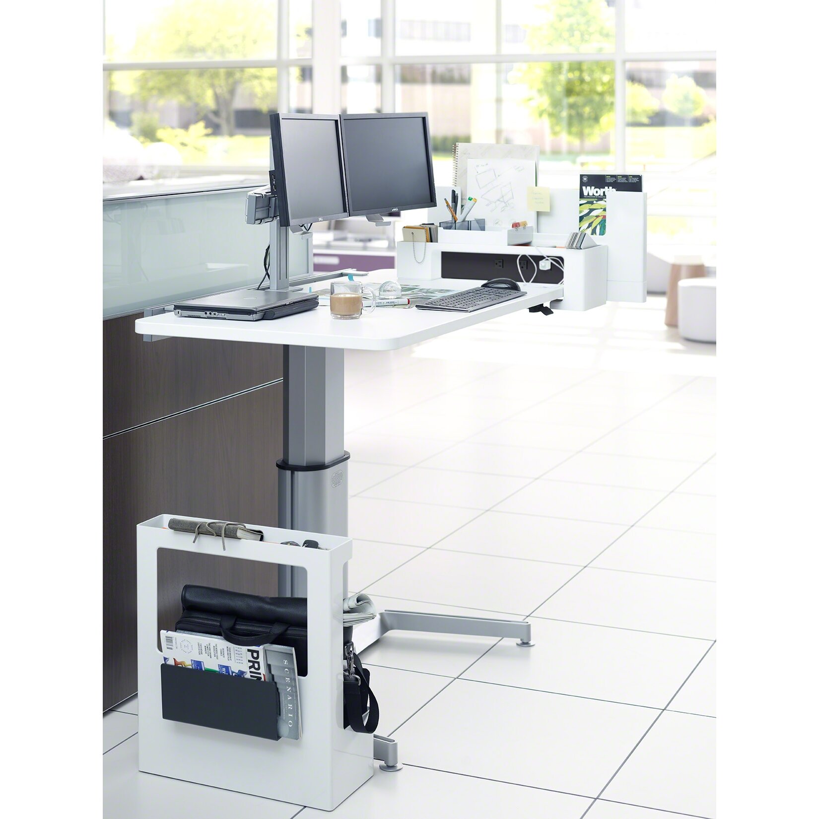 Steelcase Airtouch™ Laminate Worksurface Standing Desk & Reviews | Wayfair