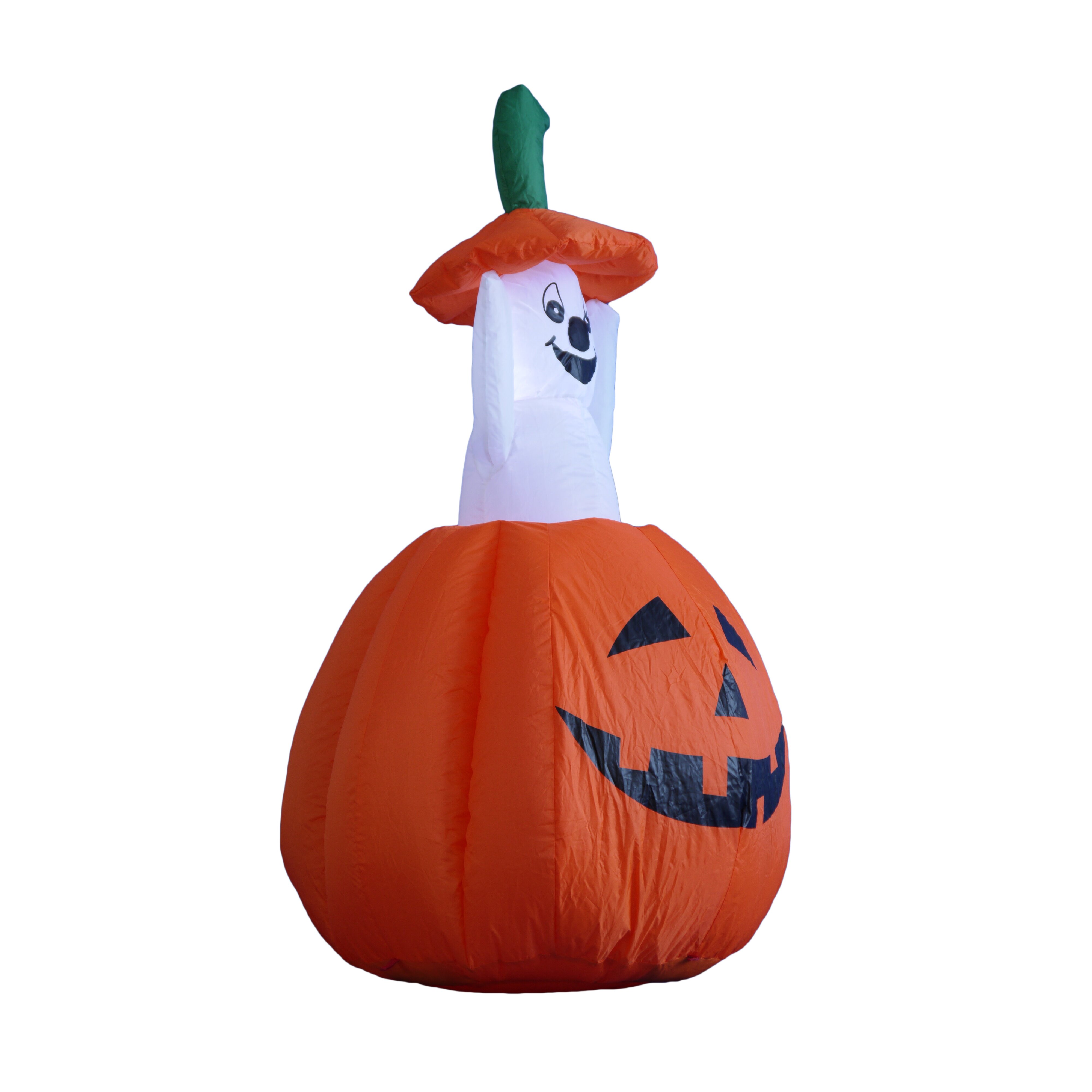 Halloween Inflatable Pumpkin Ghost Decoration | Wayfair