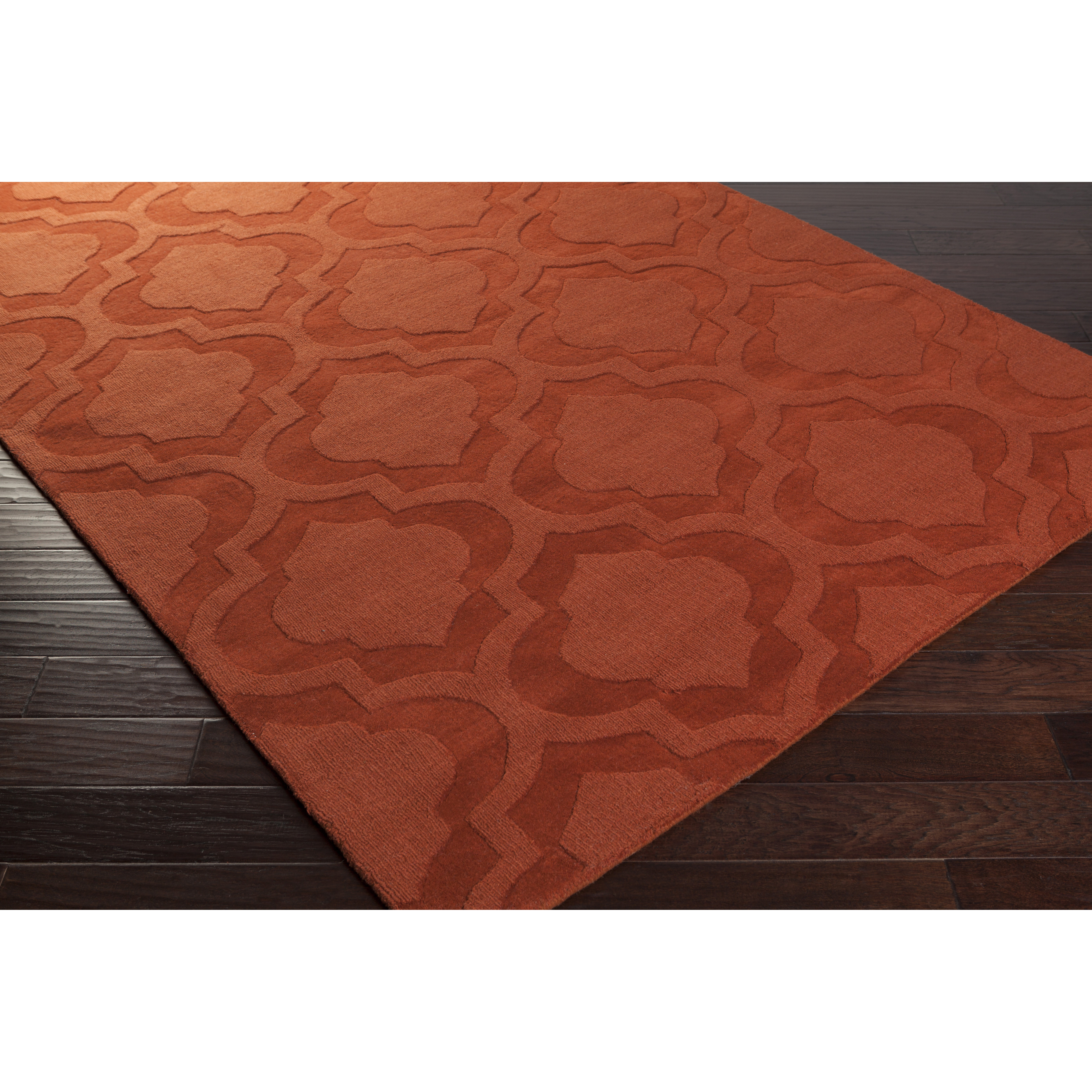 Central Park Orange Geometric Kate Area Rug Wayfair