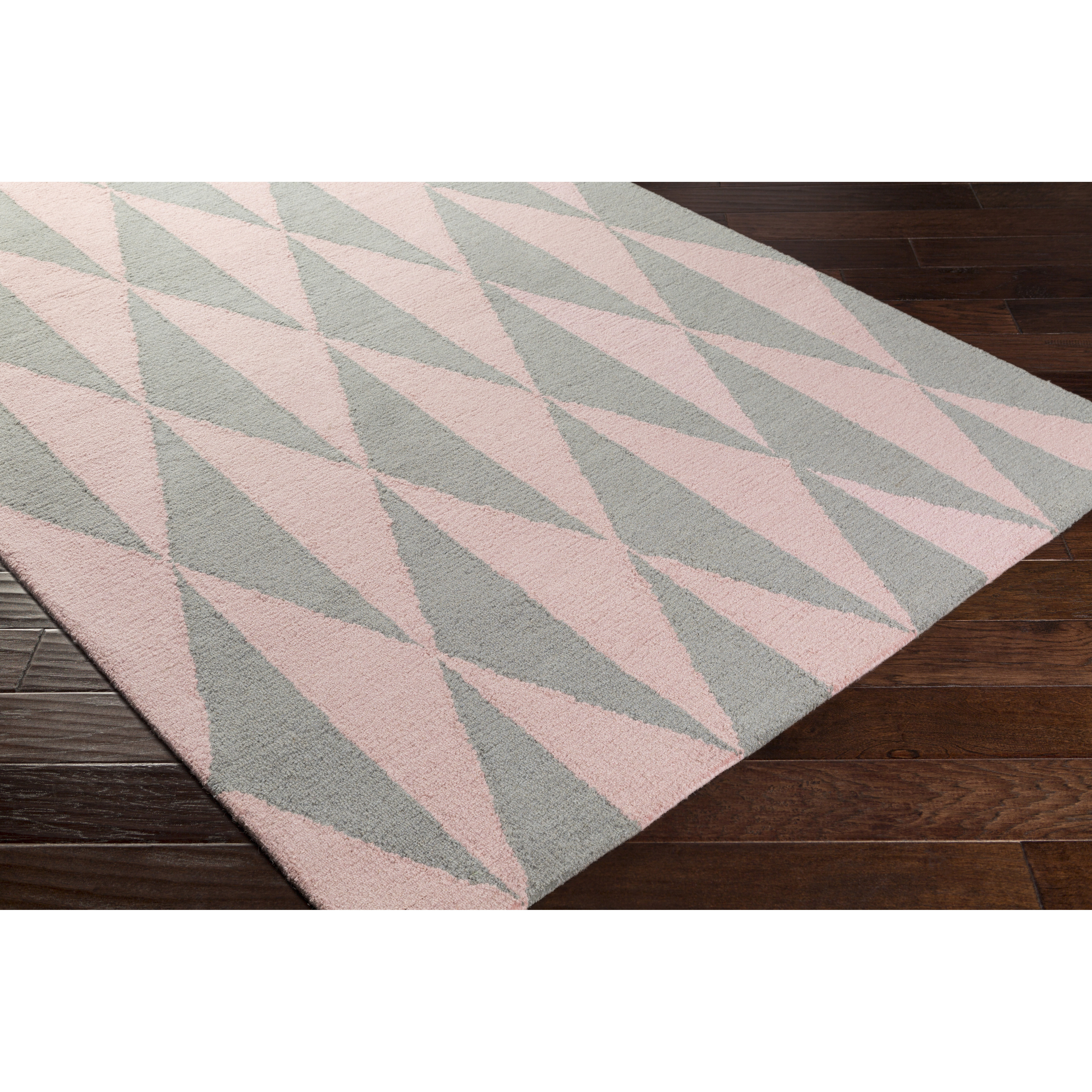 Artistic Weavers Hilda Sonja HandCrafted Gray/Light Pink Area Rug