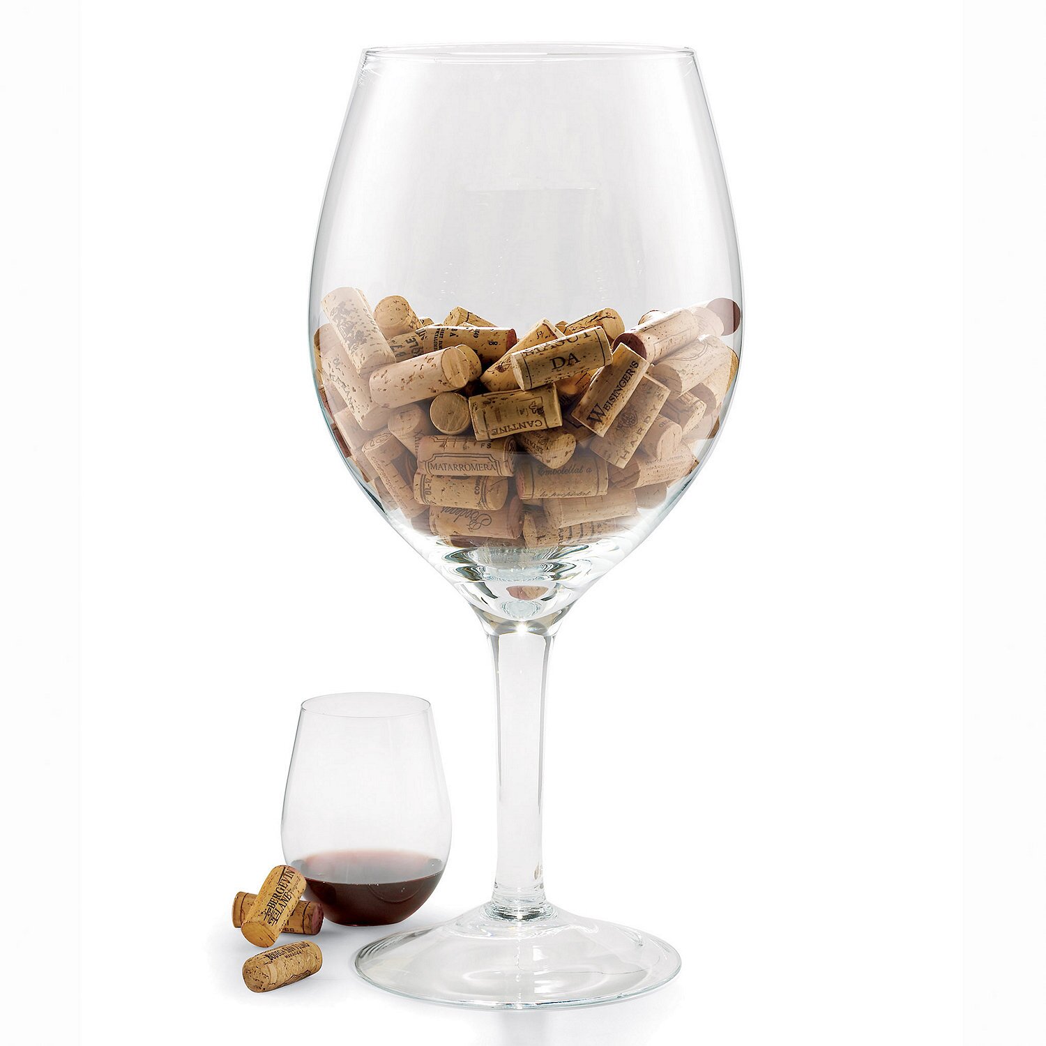 Oversized Wine Glass Cork Holder | Wayfair