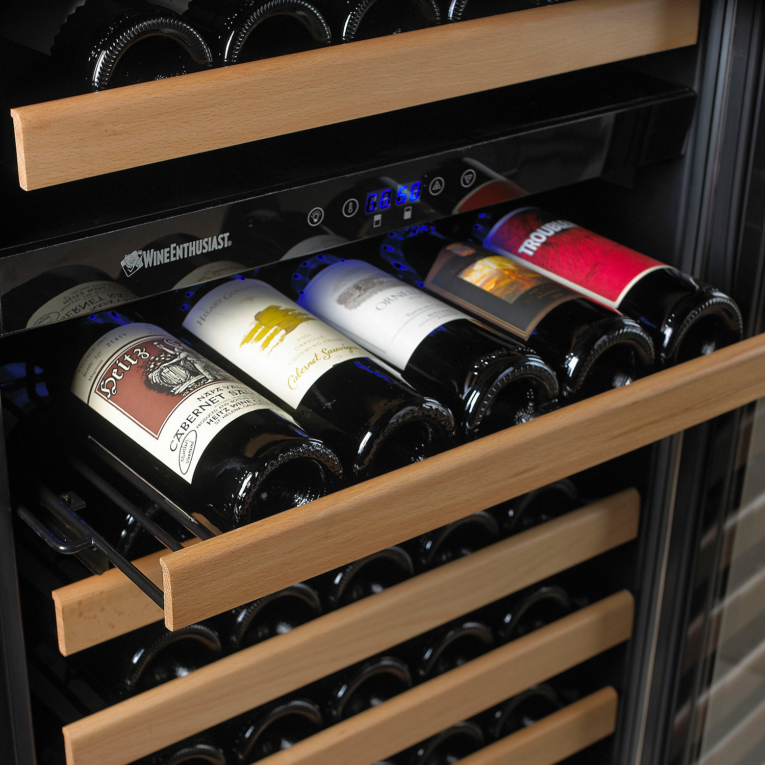 Classic 166 Bottle Dual Zone BuiltIn Wine Refrigerator Wayfair
