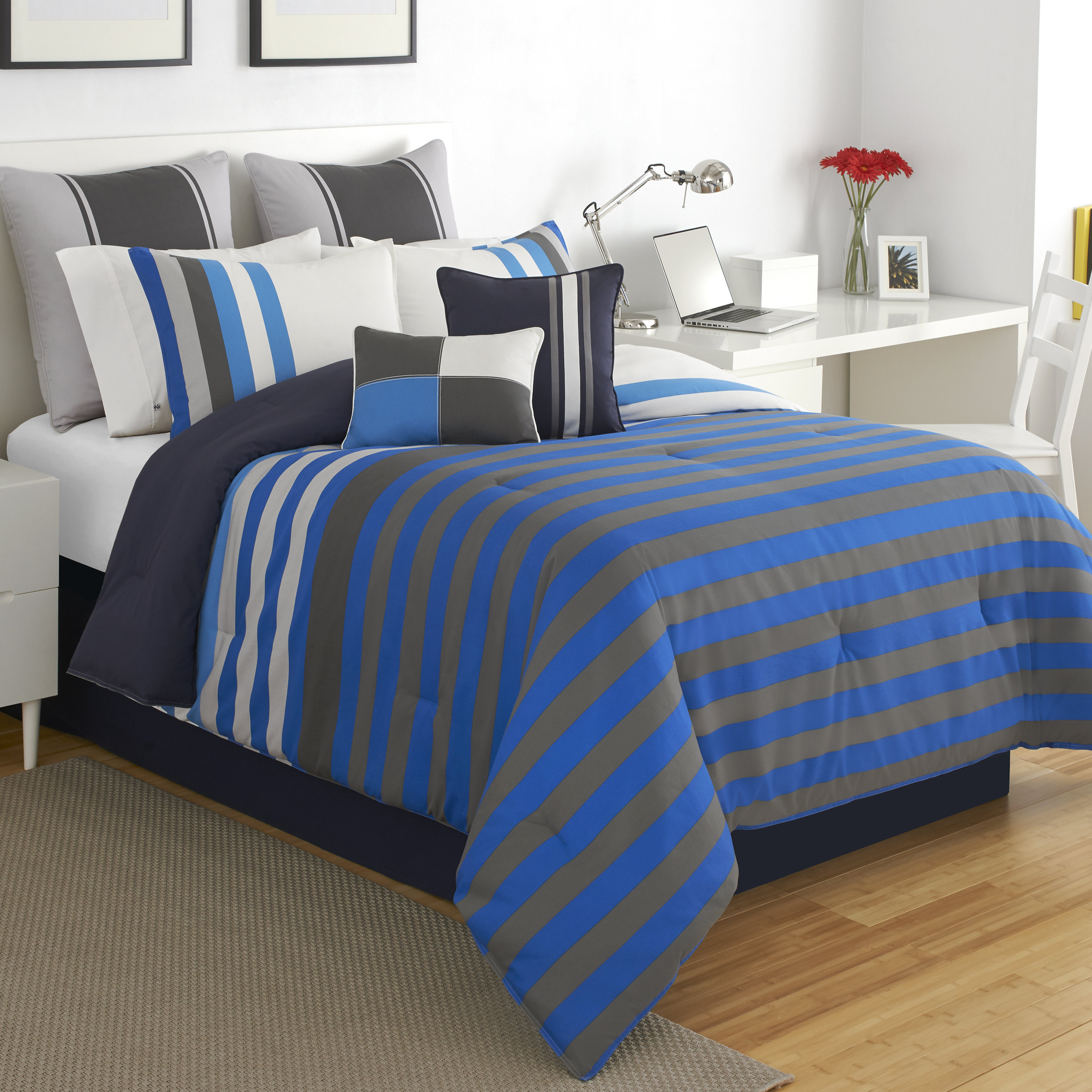 IZOD Regatta Stripe Comforter Set & Reviews Wayfair