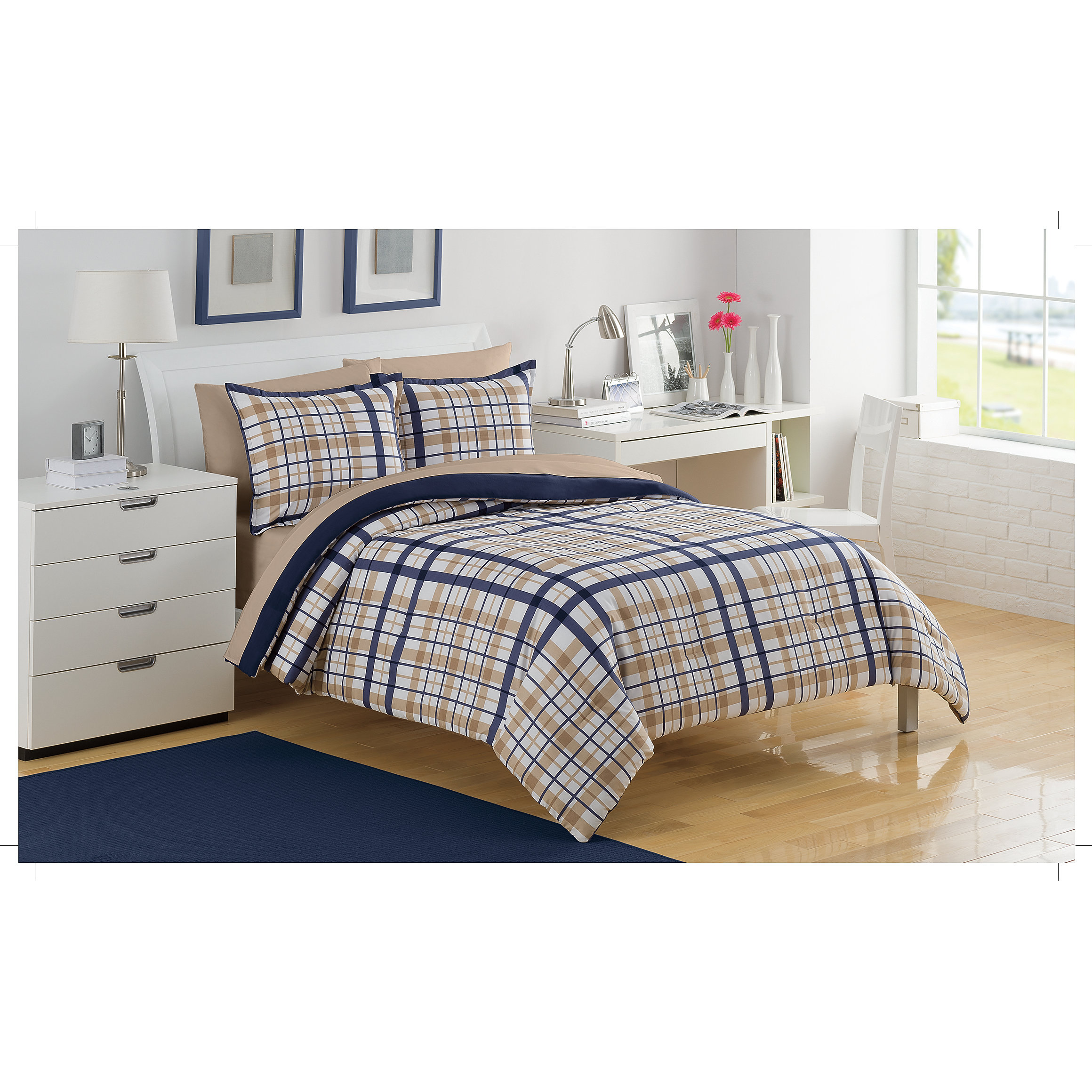IZOD Preppy Plaid Comforter Set & Reviews Wayfair