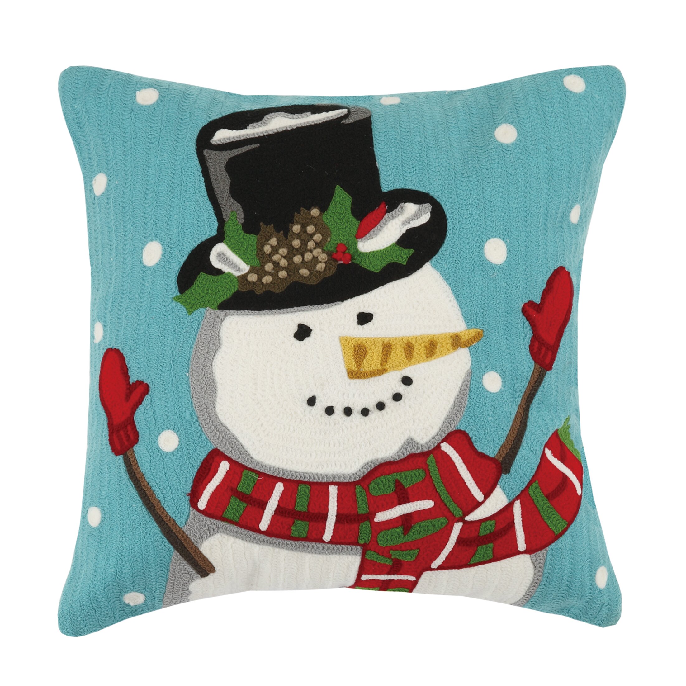 Holiday Embroidered Pillow | Wayfair