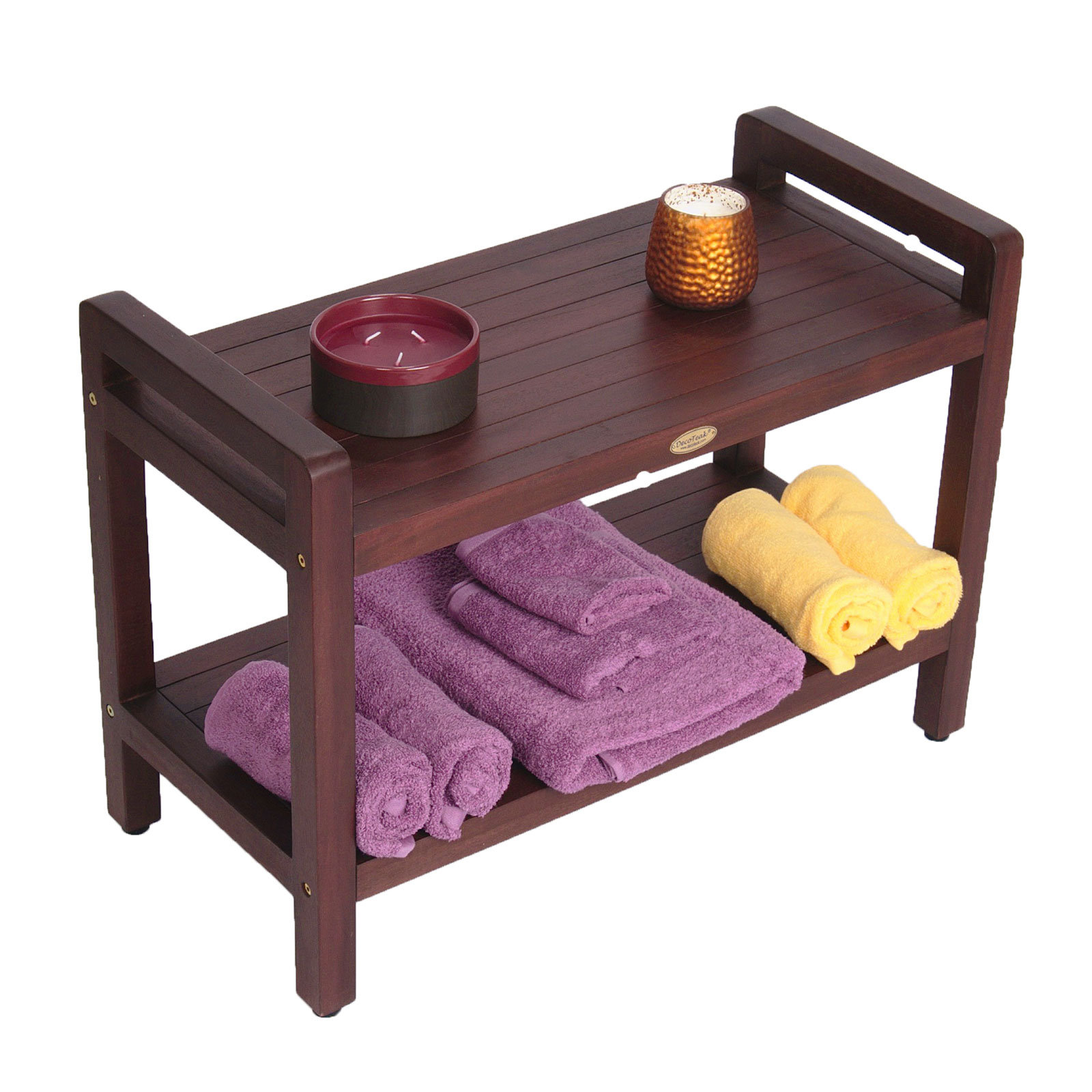 Lift Aide Ergonomic Teak Spa Shower Bench Wayfair