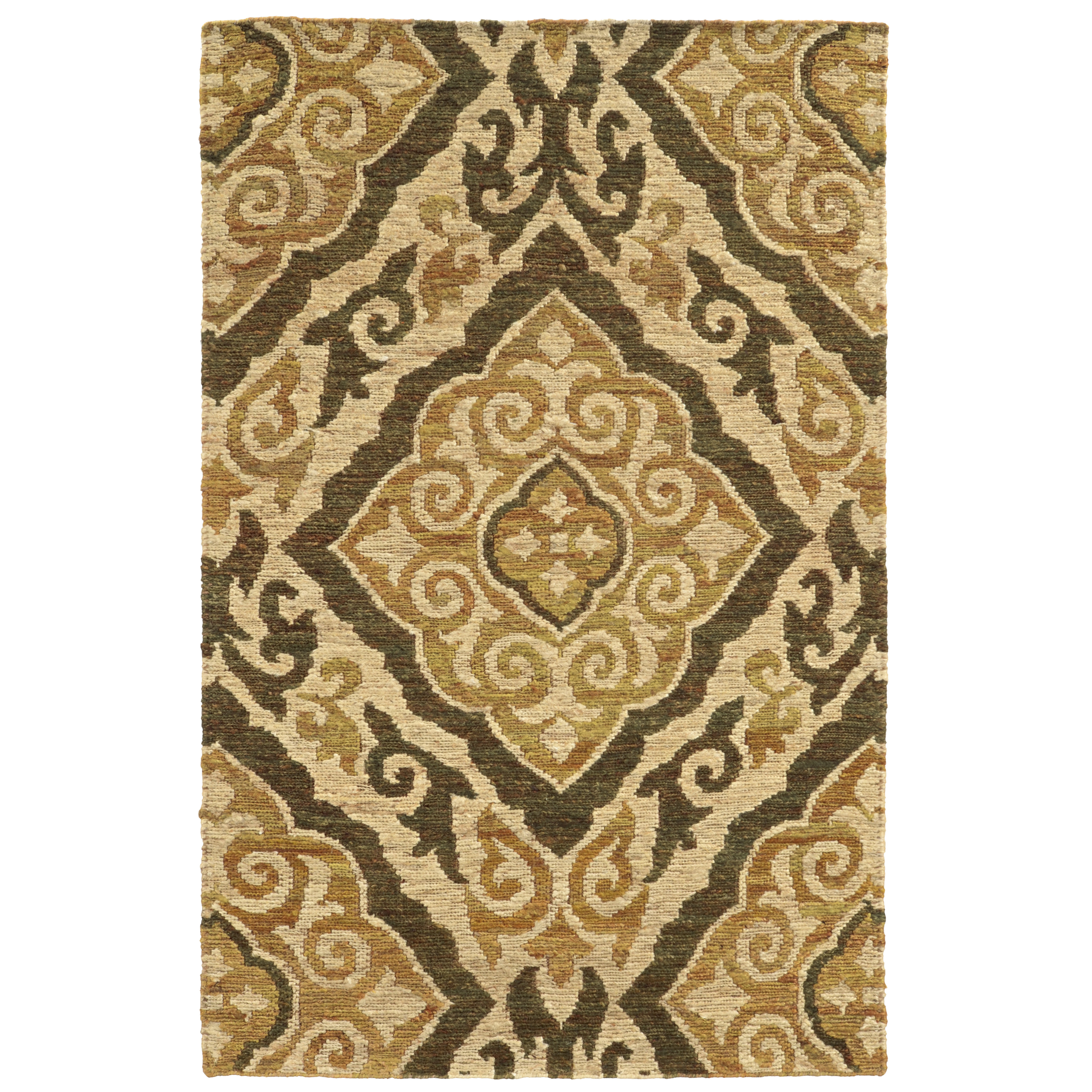 Tommy Bahama Valencia Beige / Gold Floral Rug Wayfair