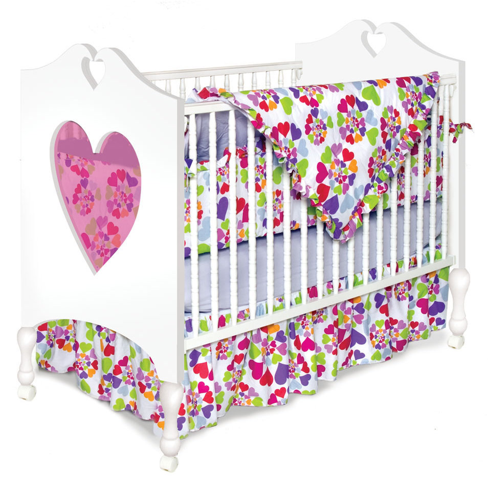 Heart Throb 4 Piece Crib Bedding Set Wayfair
