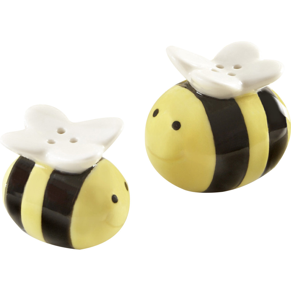 "Mommy and Me...Sweet As Can Bee" Ceramic Honeybee Salt and Pepper Shaker Wayfair