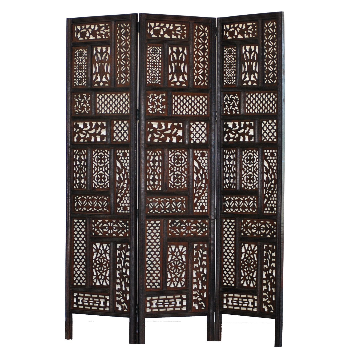 Home & More 70" x 54" Hemmingway 3 Panel Room Divider & Reviews Wayfair