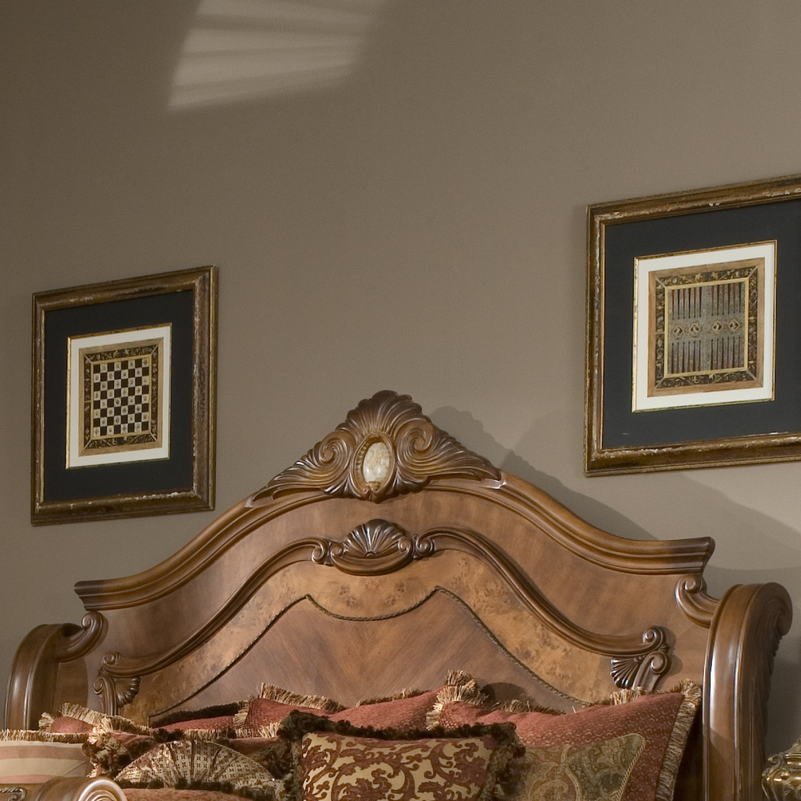 Michael Amini Cortina Sleigh Bed & Reviews Wayfair