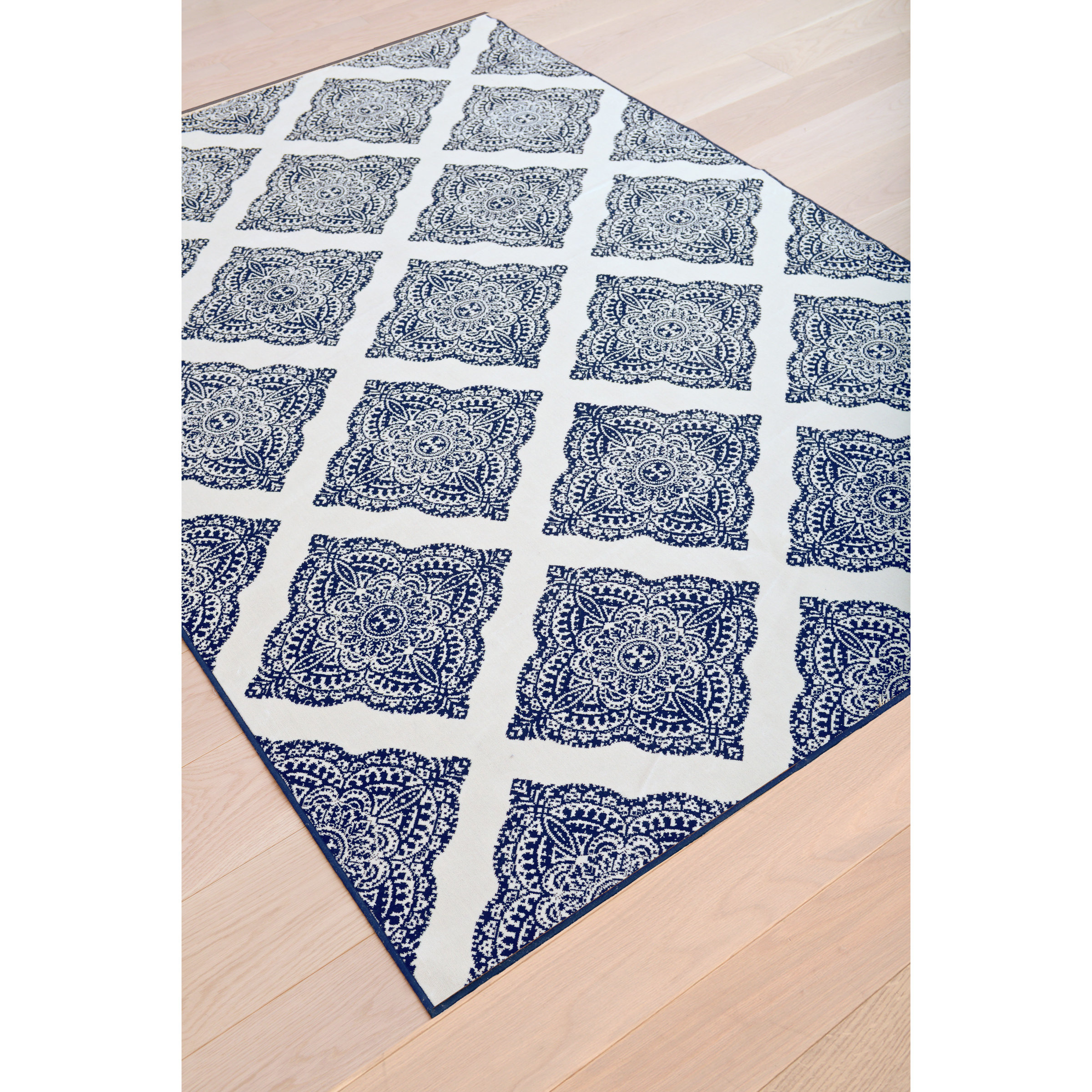 Sonoma Navy/White Area Rug Wayfair