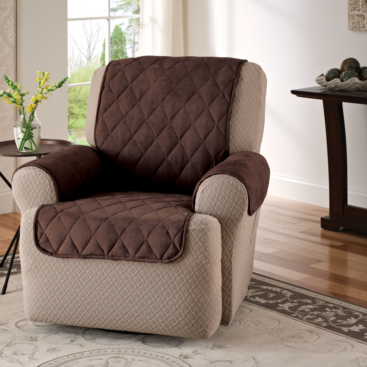 Faux Suede Furniture Recliner Slipcover Wayfair