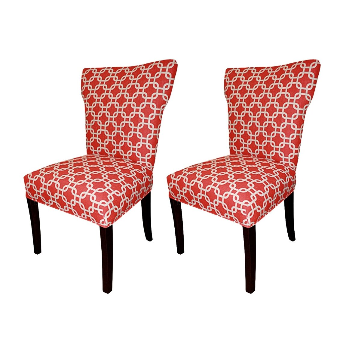 Bella Cotton Wingback Cotton Slipper Chair | Wayfair