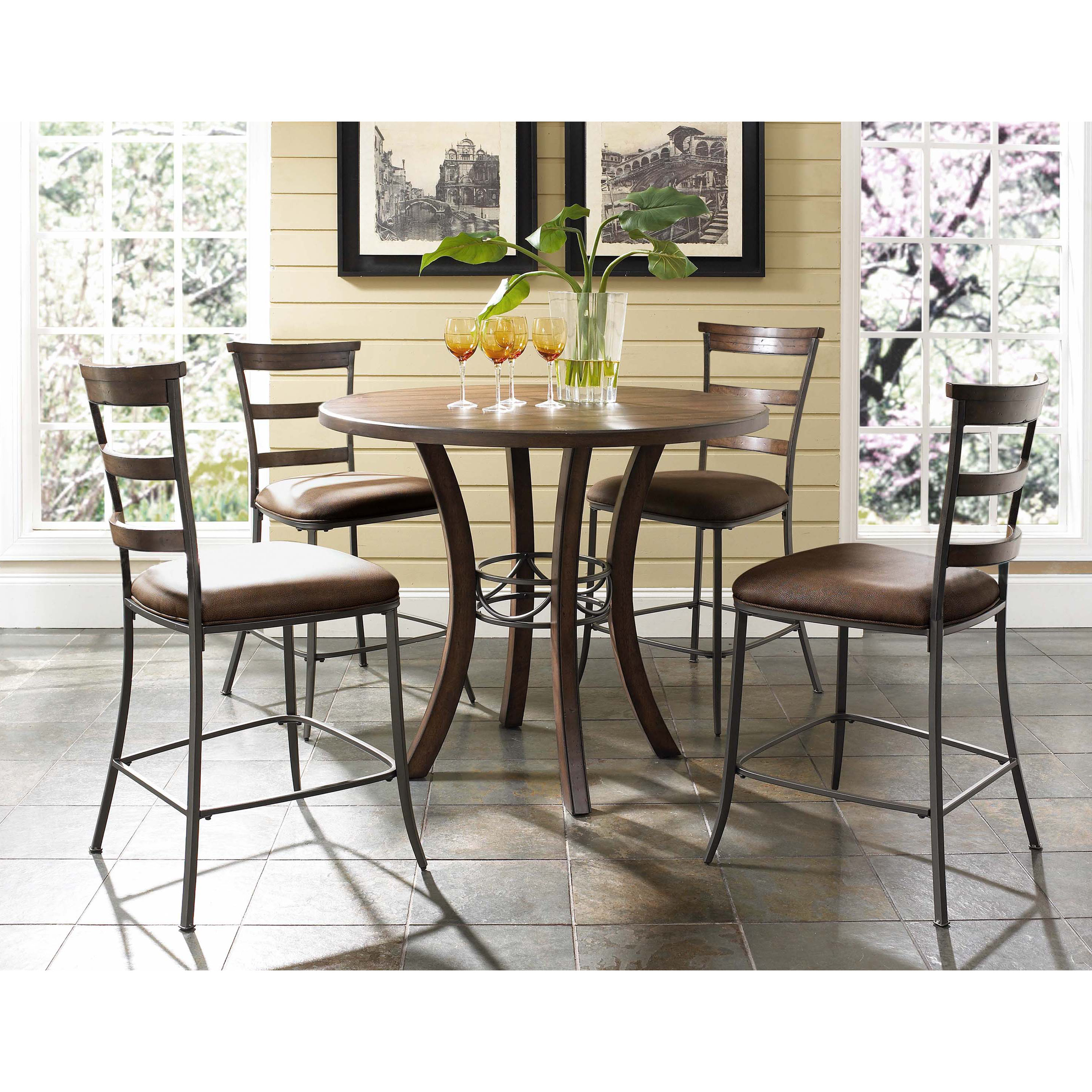 ... Cameron Round Counter Height Dining Table & Reviews Wayfair