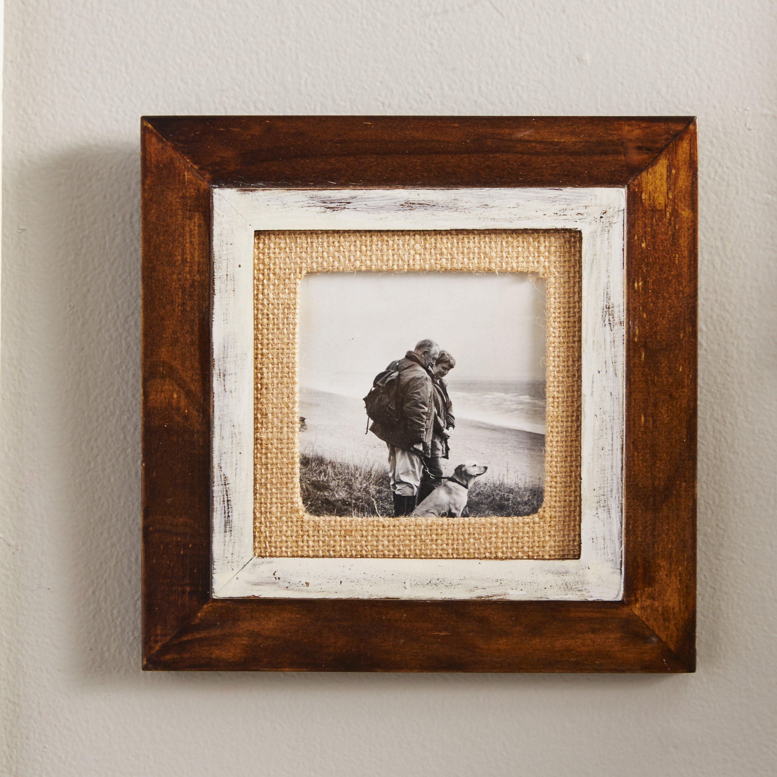 Malden Cedar Burlap Mat Picture Frame & Reviews Wayfair