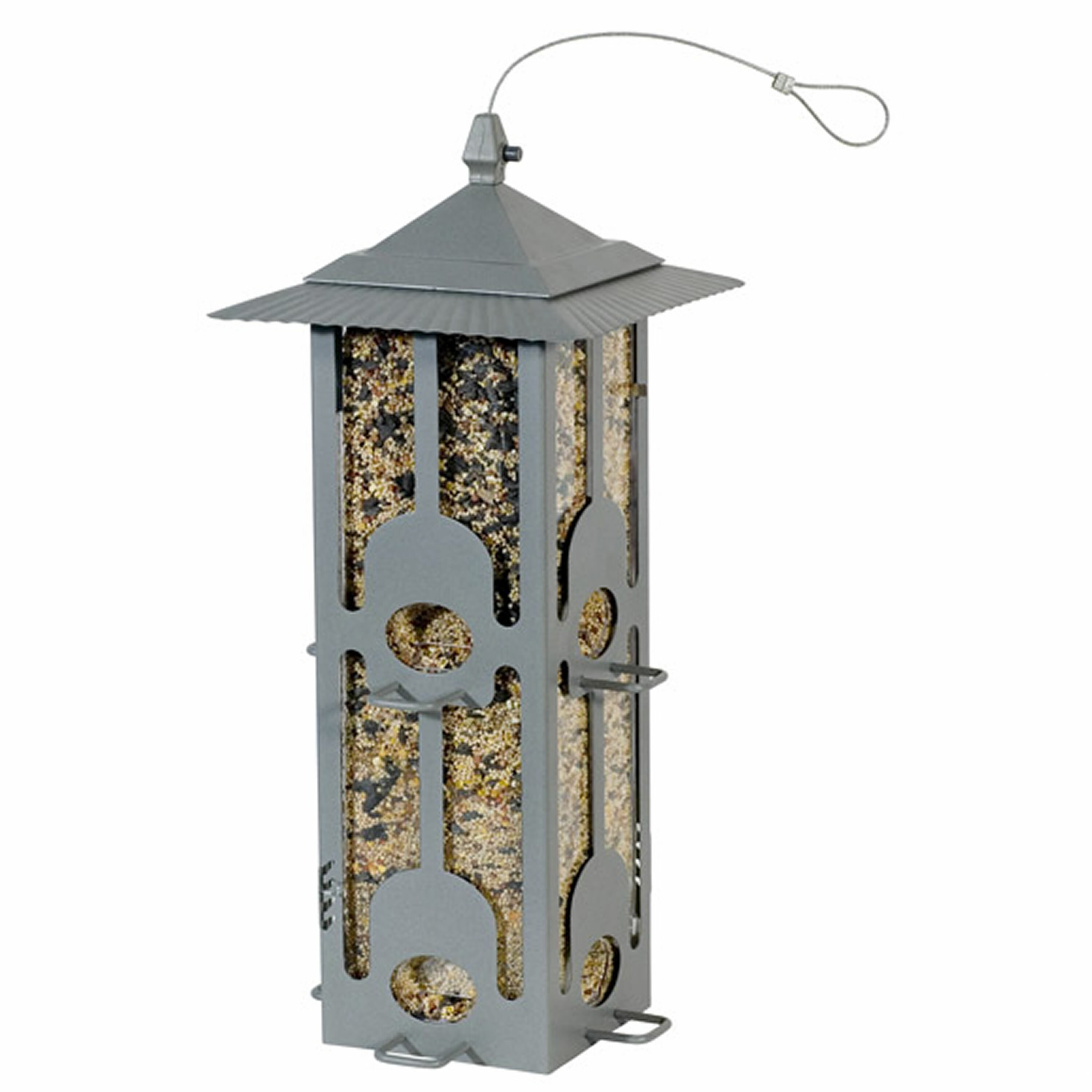 Squirrel-Be-Gone Hopper Bird Feeder | Wayfair