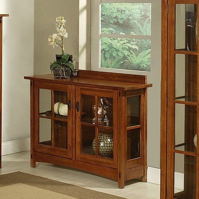 AYCA Furniture Bungalow Curio Cabinet & Reviews | Wayfair