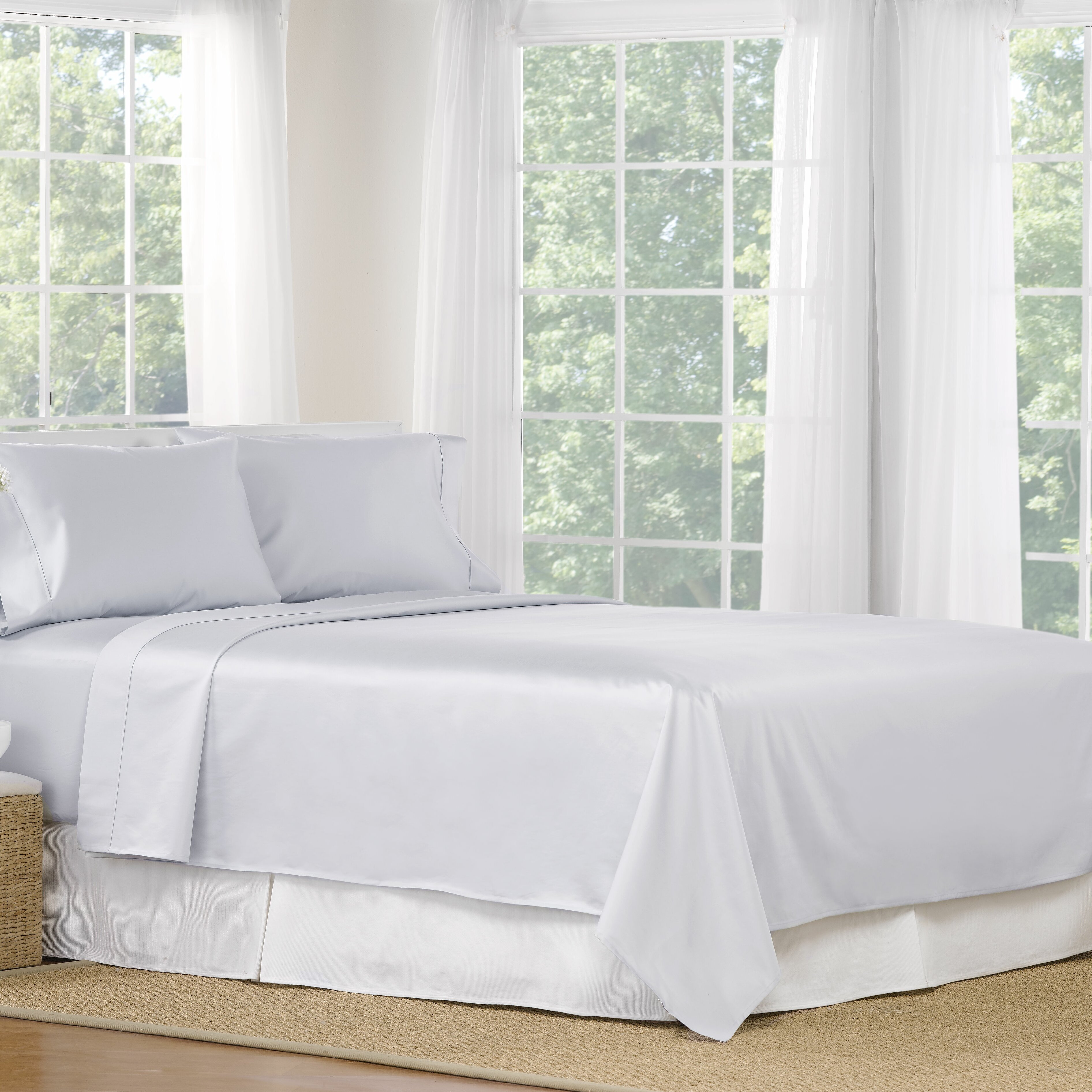 Aspire Linens 4 Piece 1200 Thread Count Egyptian Quality Cotton Sheet Set And Reviews Wayfair 6805