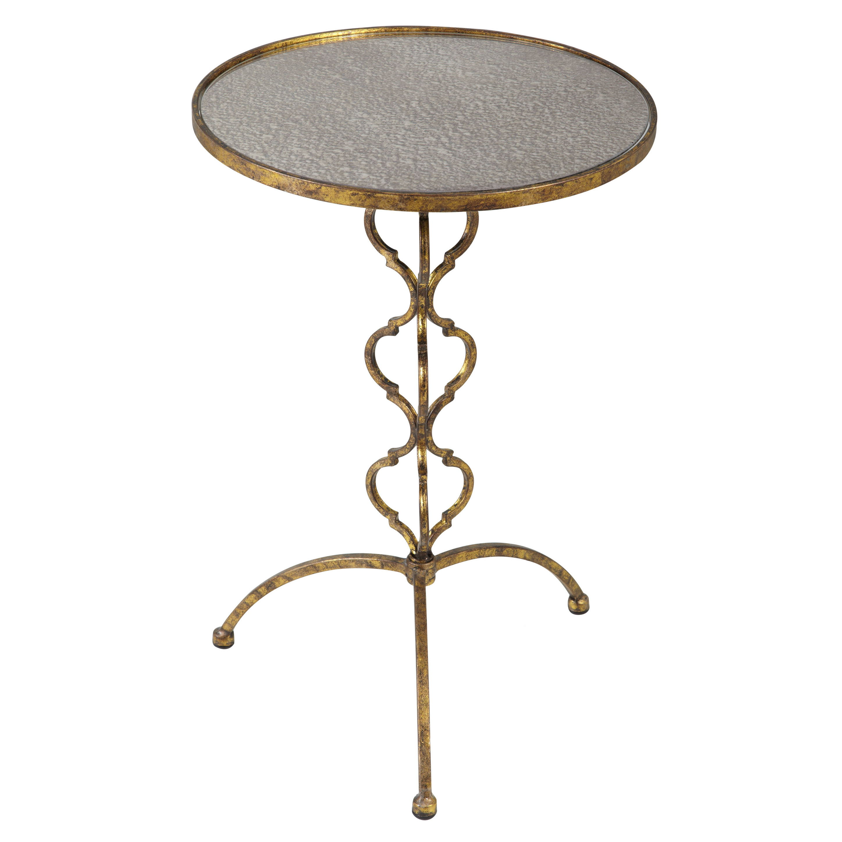 Bombay Heritage Alana Antique Mirrored Glass End Table & Reviews Wayfair