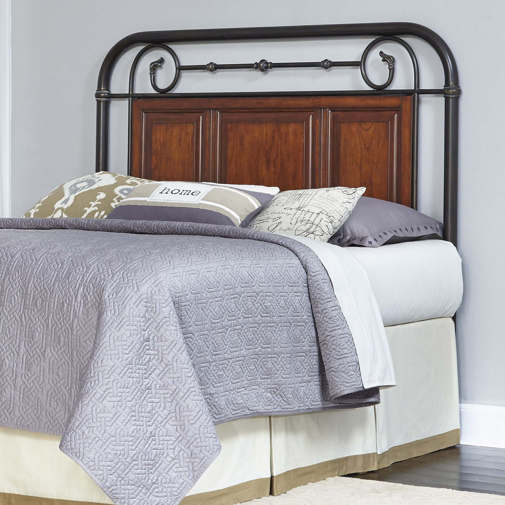 Home Styles Richmond Hill Wood and Metal Headboard & Reviews Wayfair