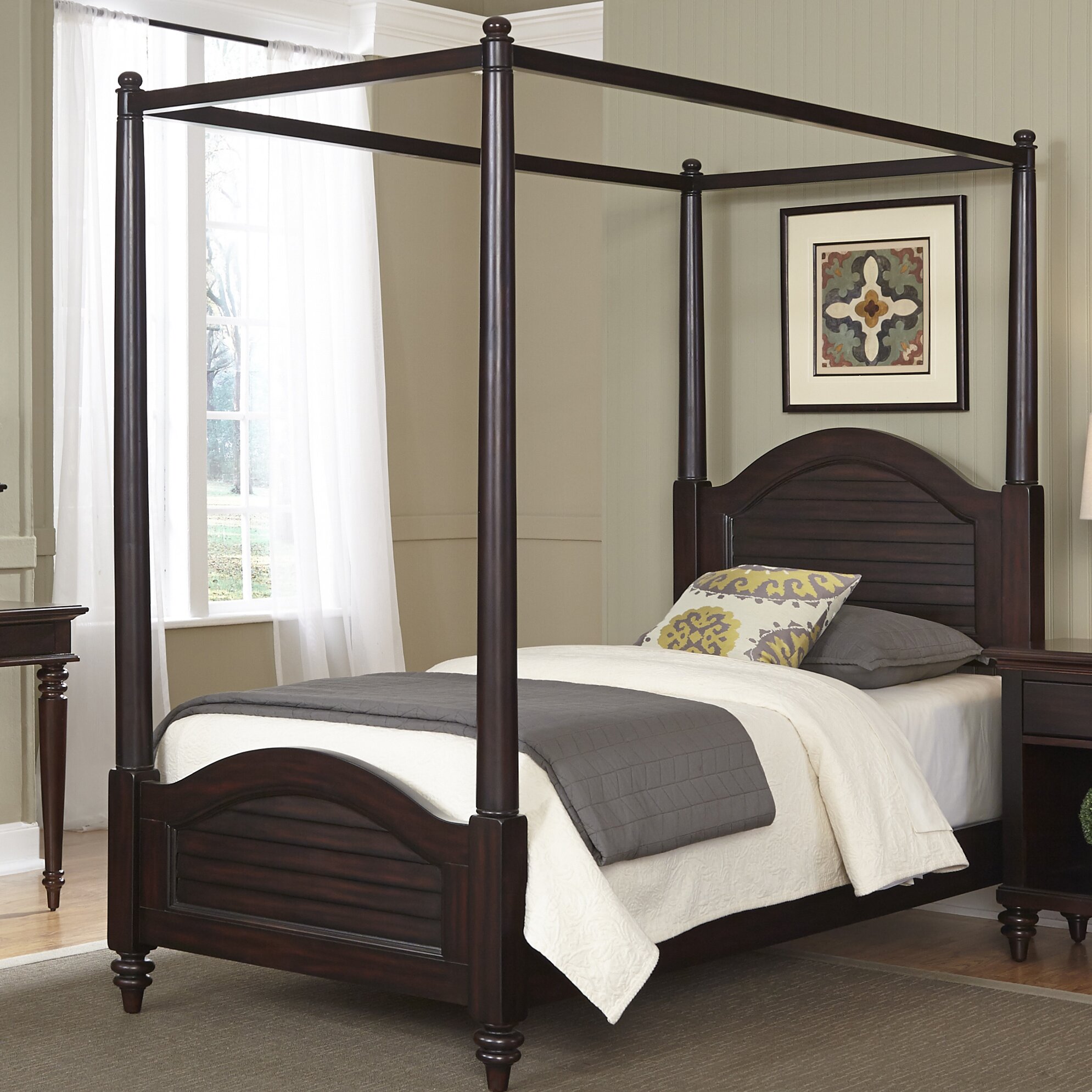 Bermuda Twin Canopy Bed Wayfair 