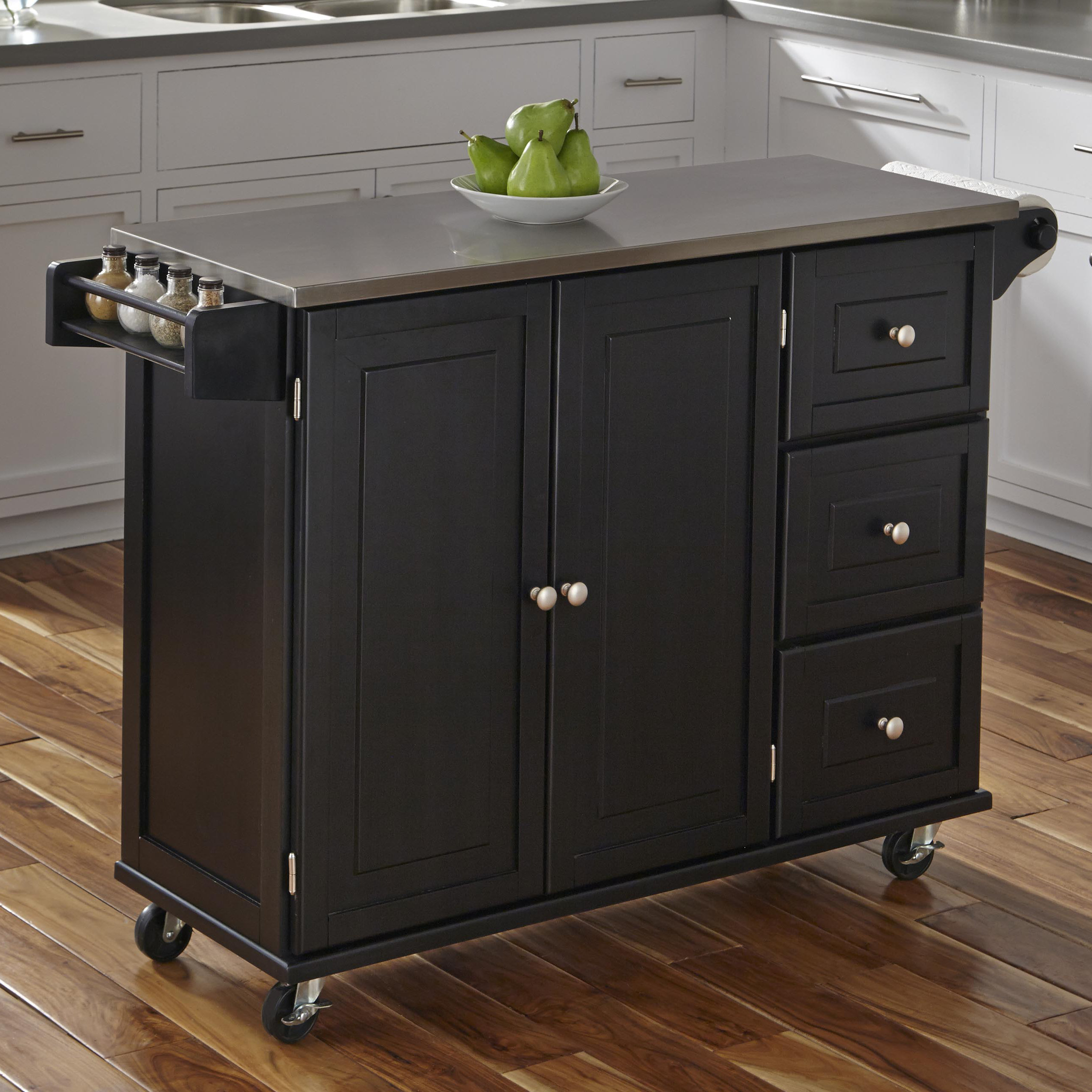 kitchen cart stainless steel top        <h3 class=