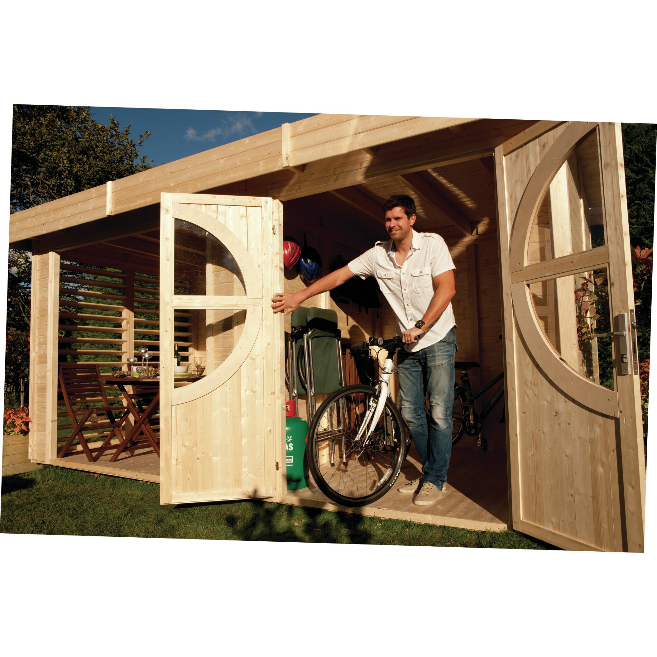 Garden Garden Storage Summer Houses &amp; Log Cabins Rowlinson SKU 