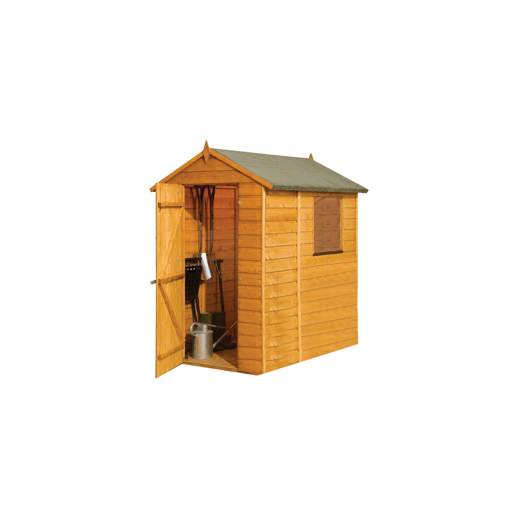 5 x 6 Wooden Storage Shed Wayfair UK