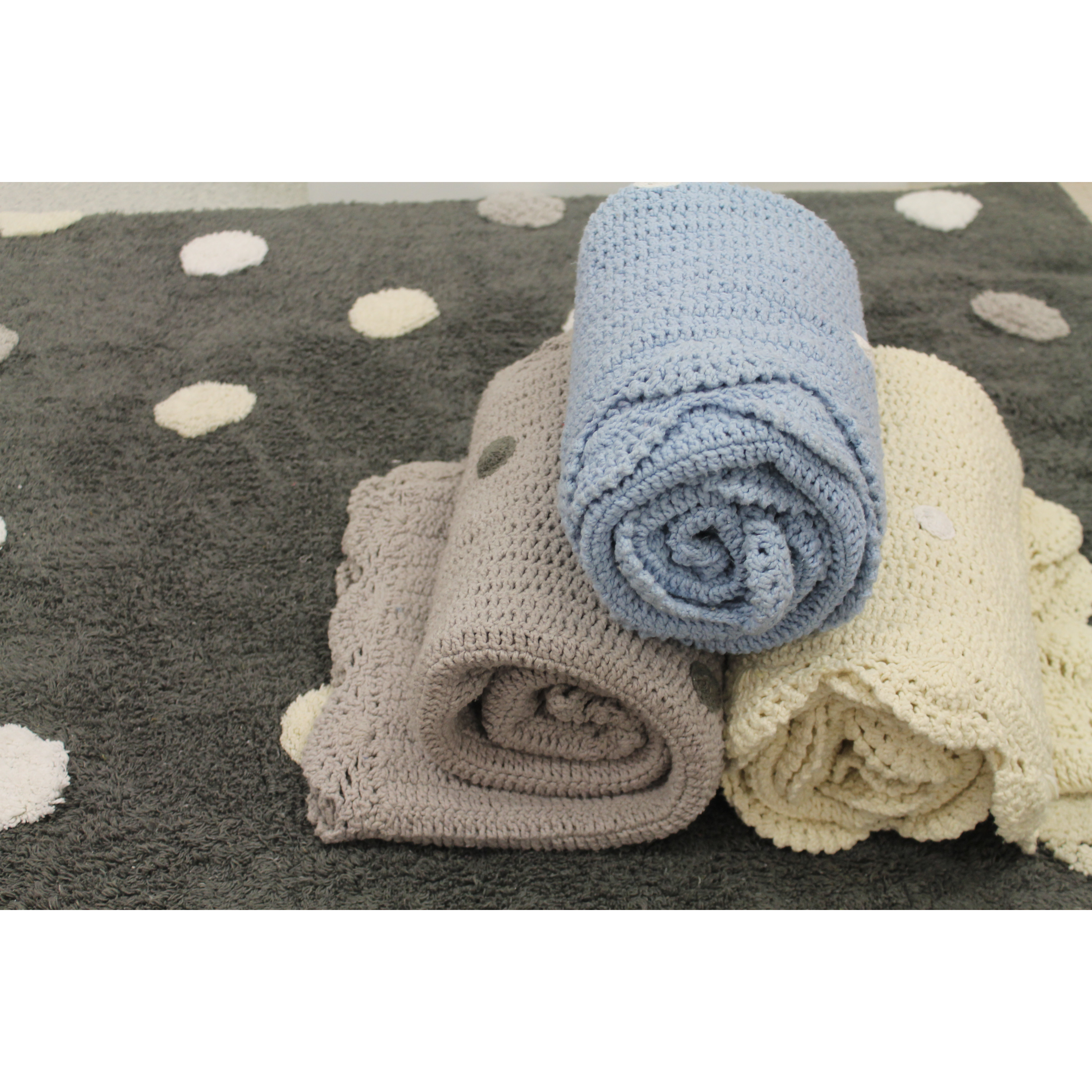 Lorena Canals Galleta Crochet Throw & Reviews Wayfair UK