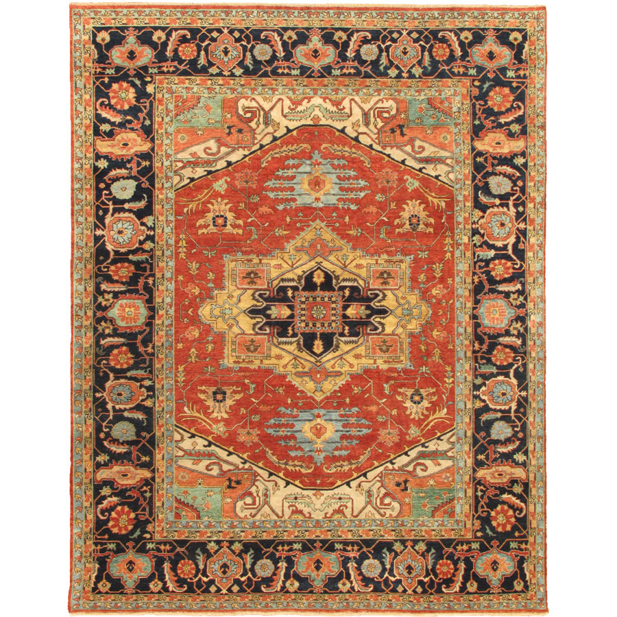 Serapi HandKnotted Turkish Lamb's Wool Area Rug Wayfair