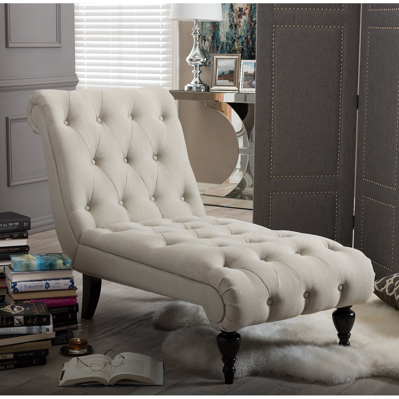 Wholesale Interiors Layla Chaise Lounge & Reviews | Wayfair