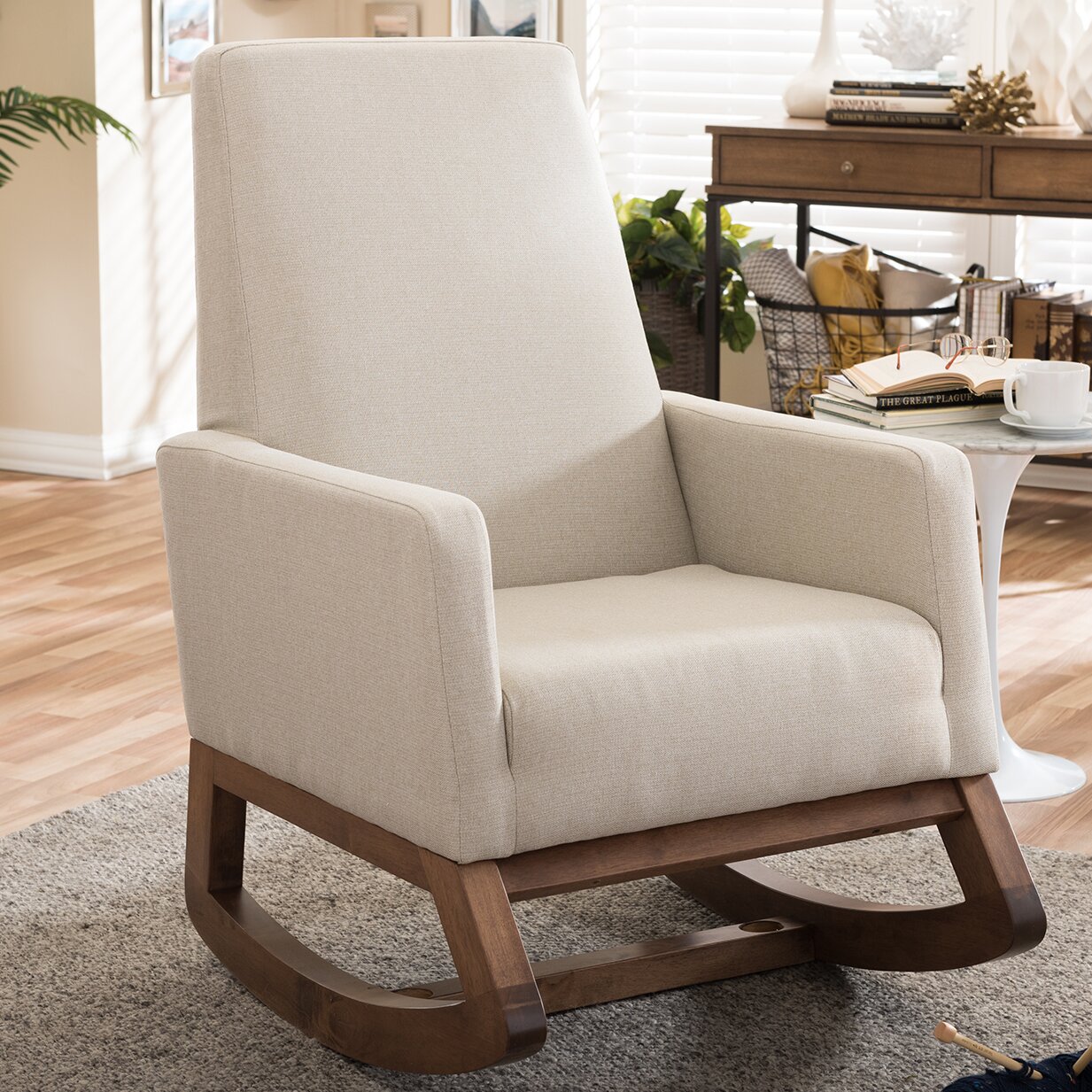 Wholesale Interiors Baxton Studio Rocking Chair & Reviews | Wayfair