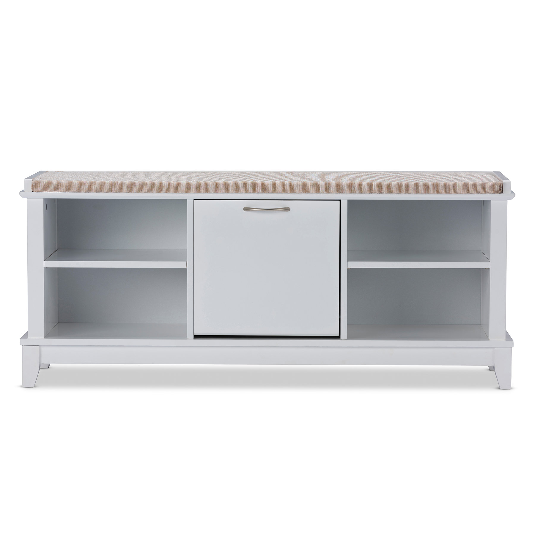 Baxton Studio Swiss Modern and Contemporary White Wooden ...