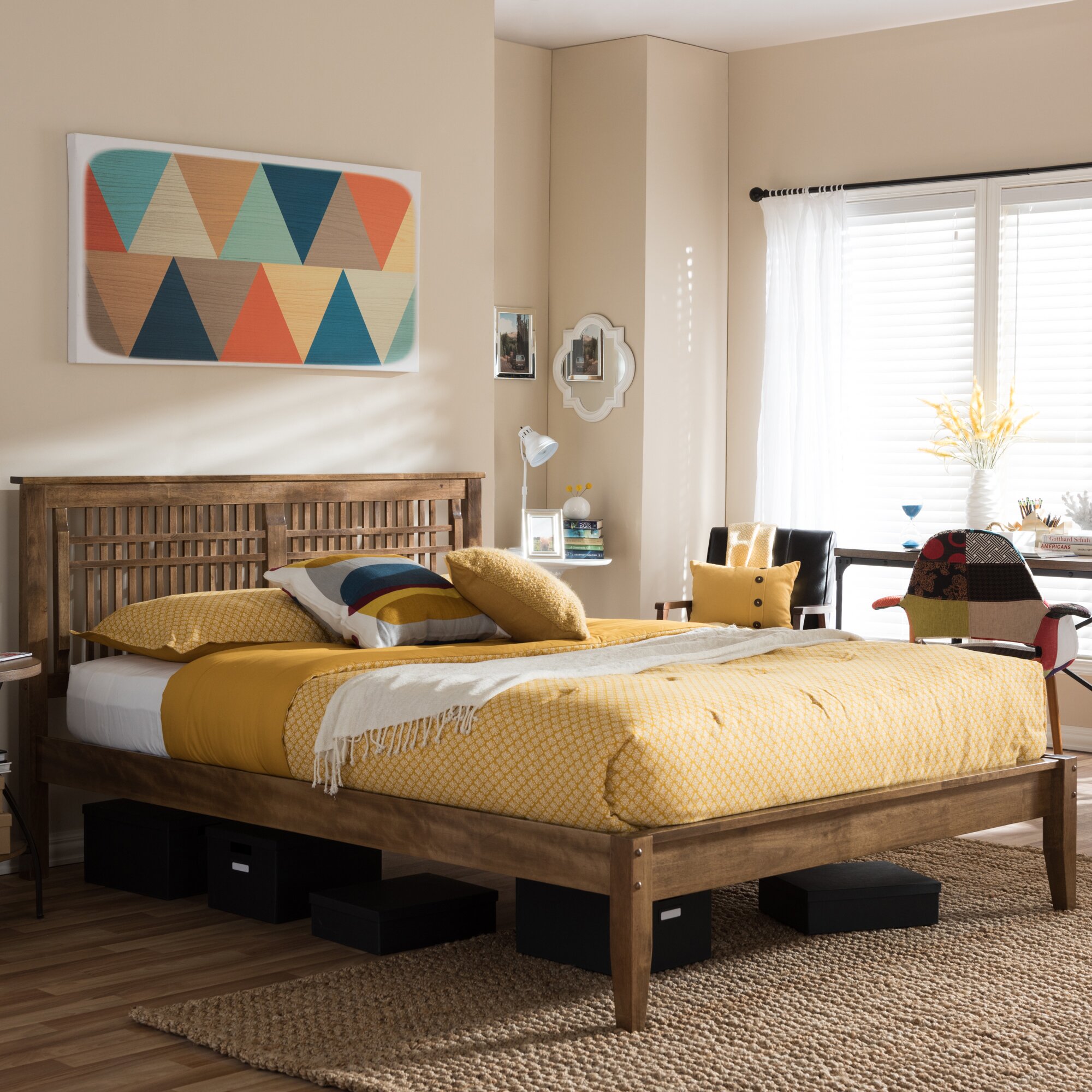 Baxton Studio Platform Bed | Wayfair