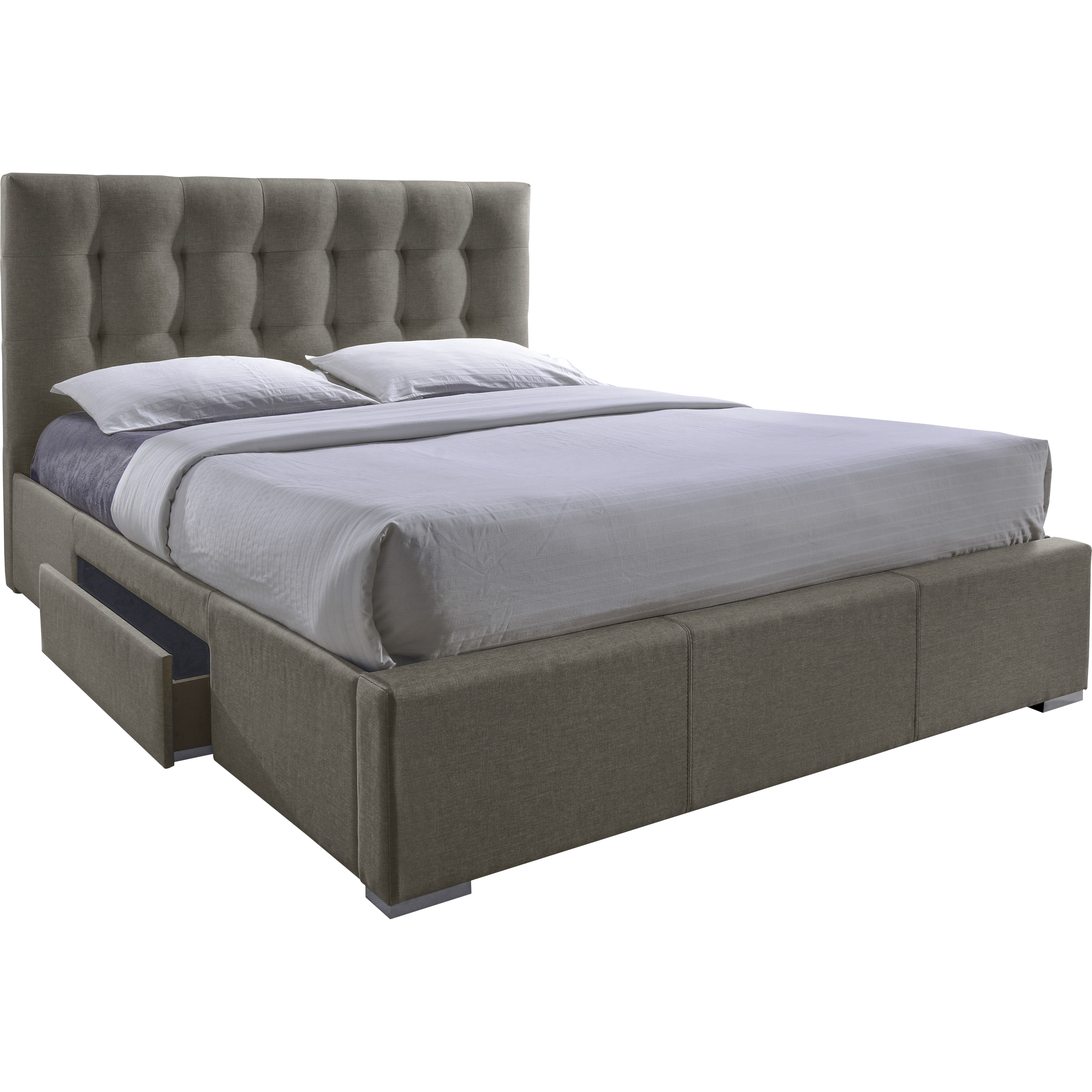 Baxton Studio Upholstered Storage Platform Bed Wayfair