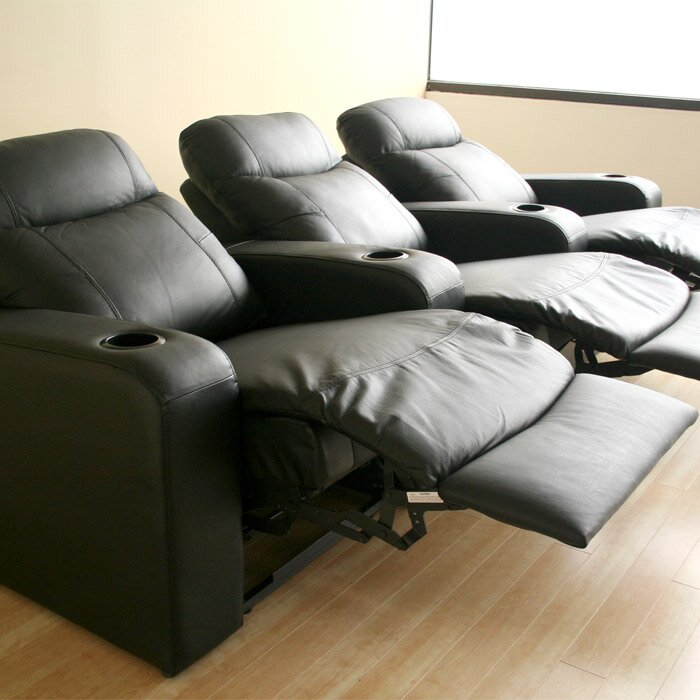 Wholesale Interiors Angus Home Theater Recliner Row Of 3 Reviews   Wholesale Interiors Angus Home Theater Recliner Row Of 3 8326 3Seat 