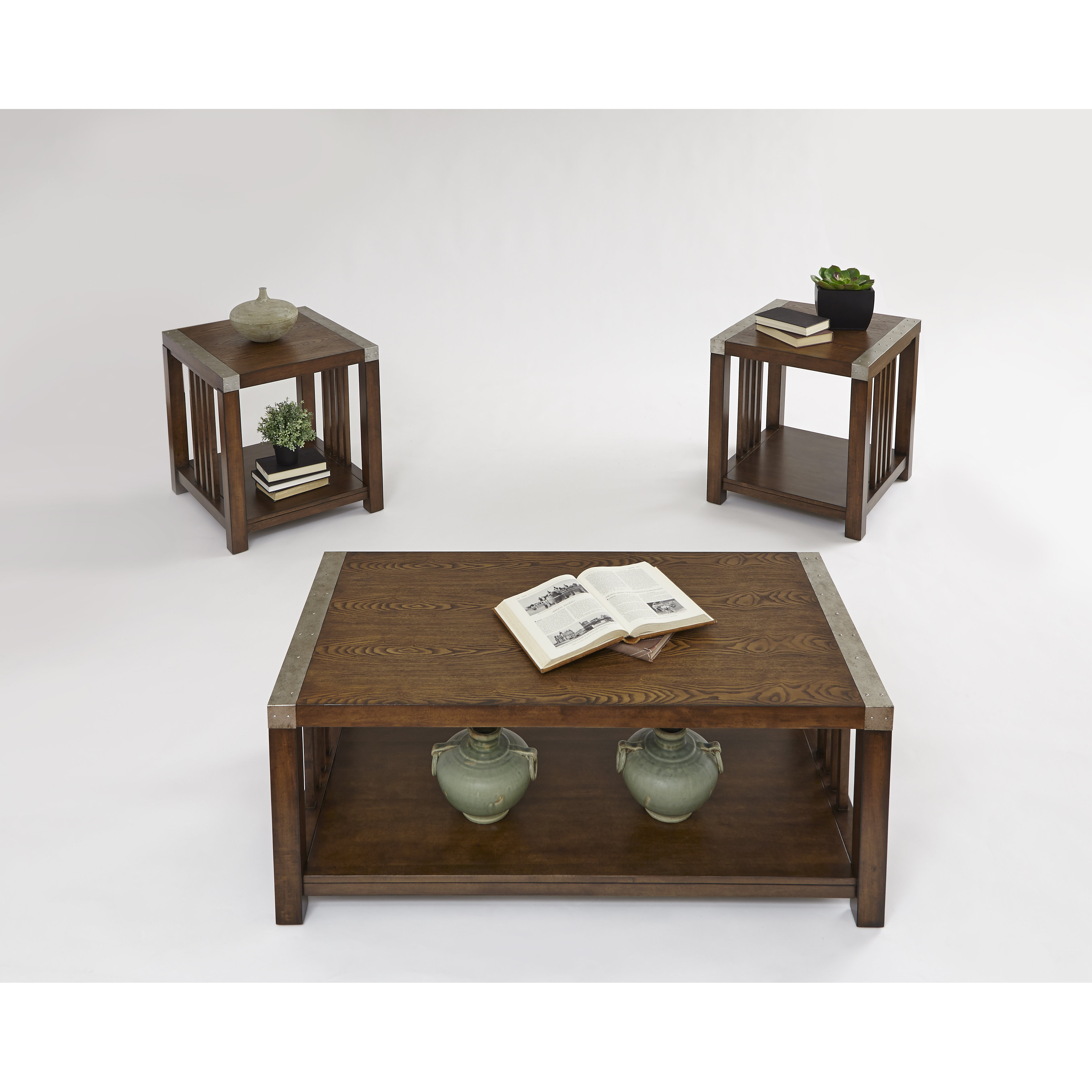 Creede 3 Piece Coffee Table Set Wayfair