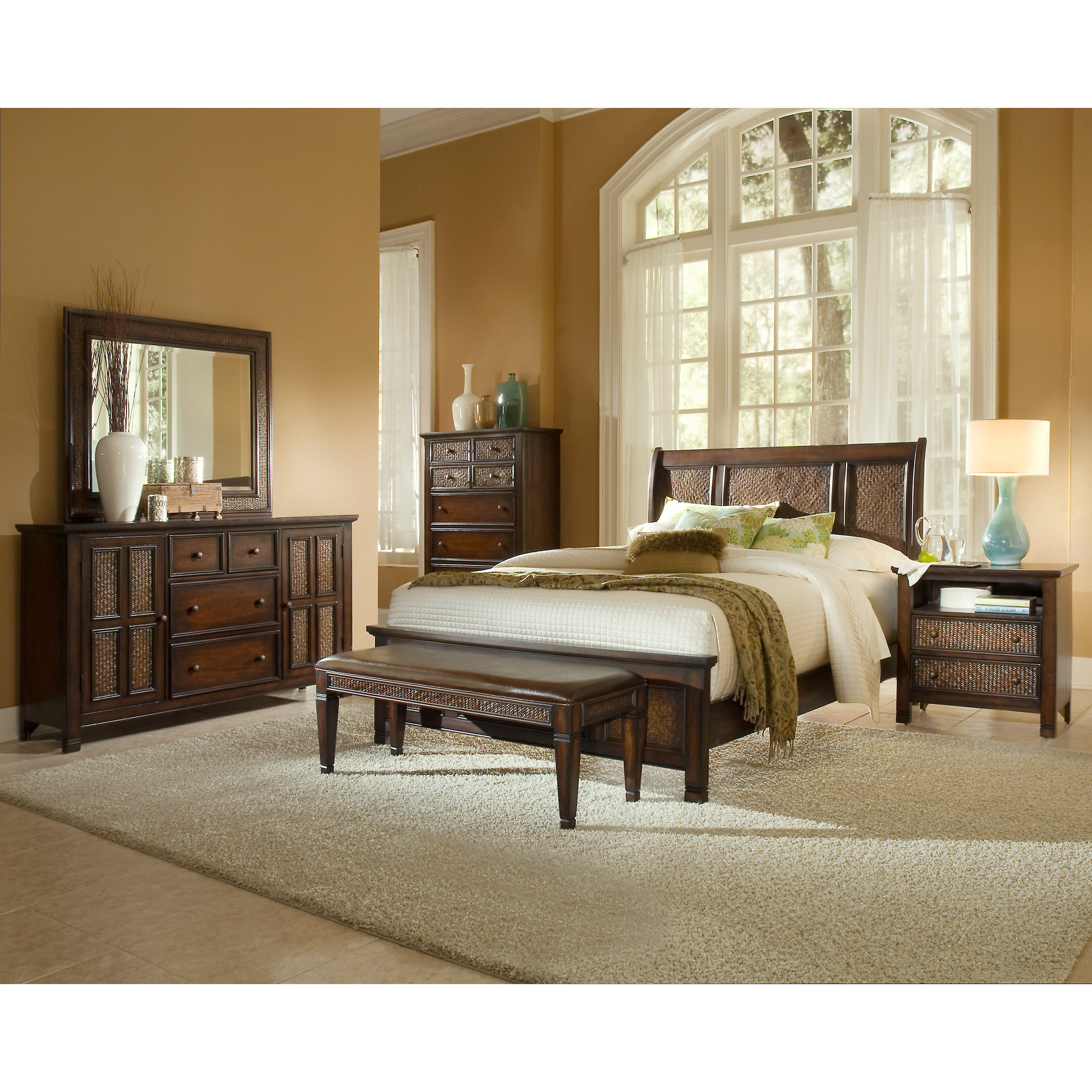 Progressive Furniture Kingston Isle Panel Customizable Bedroom Set