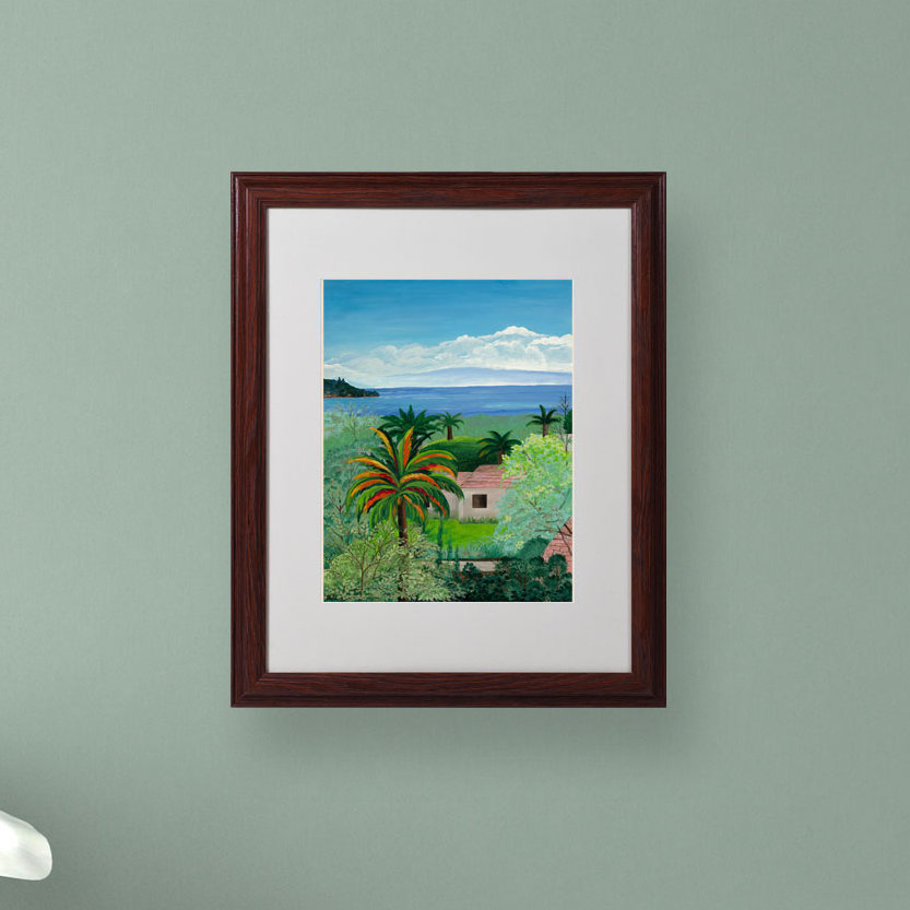 "Costa Rican Beach" Framed Painting Print Wayfair