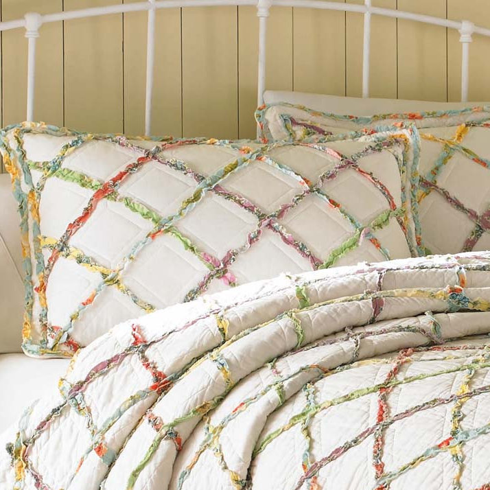 Laura Ashley Home Ruffled Garden Quilt Collection & Reviews Wayfair